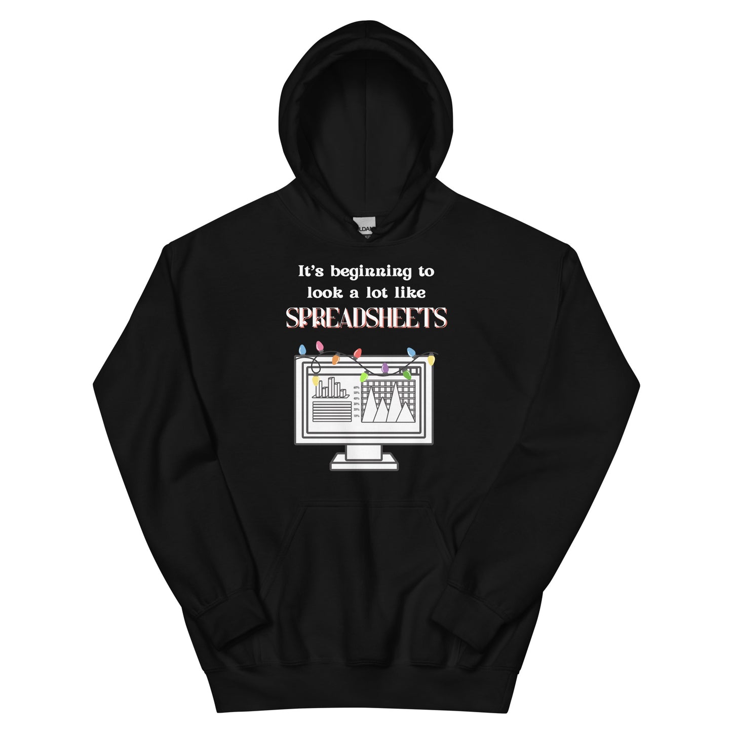 Holiday Spreadsheets Unisex Hoodie