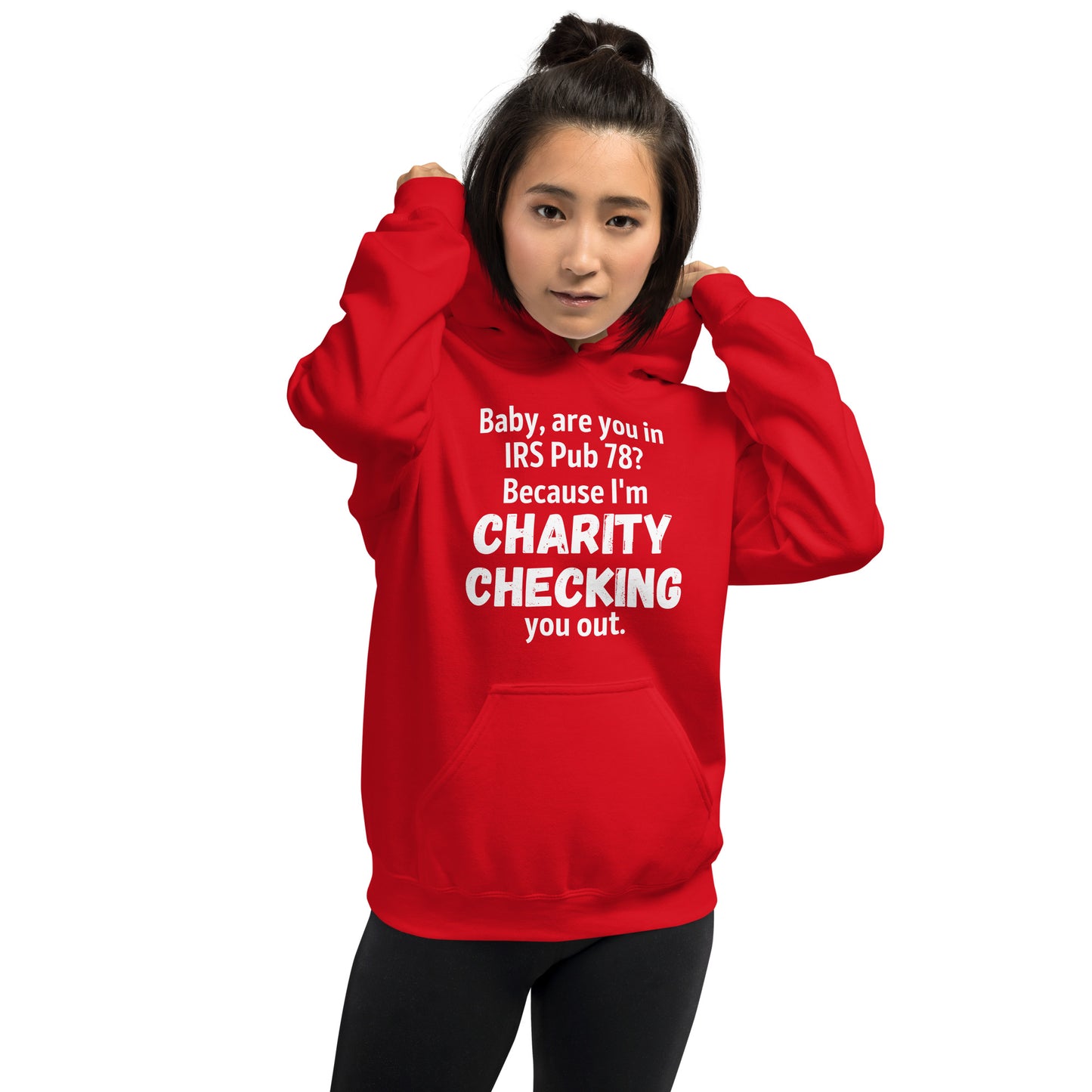 Charity Checking You Out Unisex Hoodie