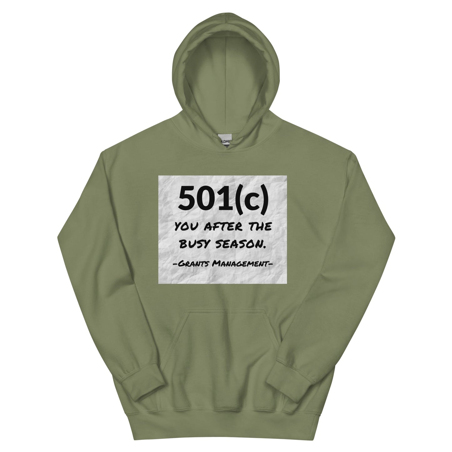501(c) You After the Busy Season Grants Management Unisex Hoodie-recalciGrant