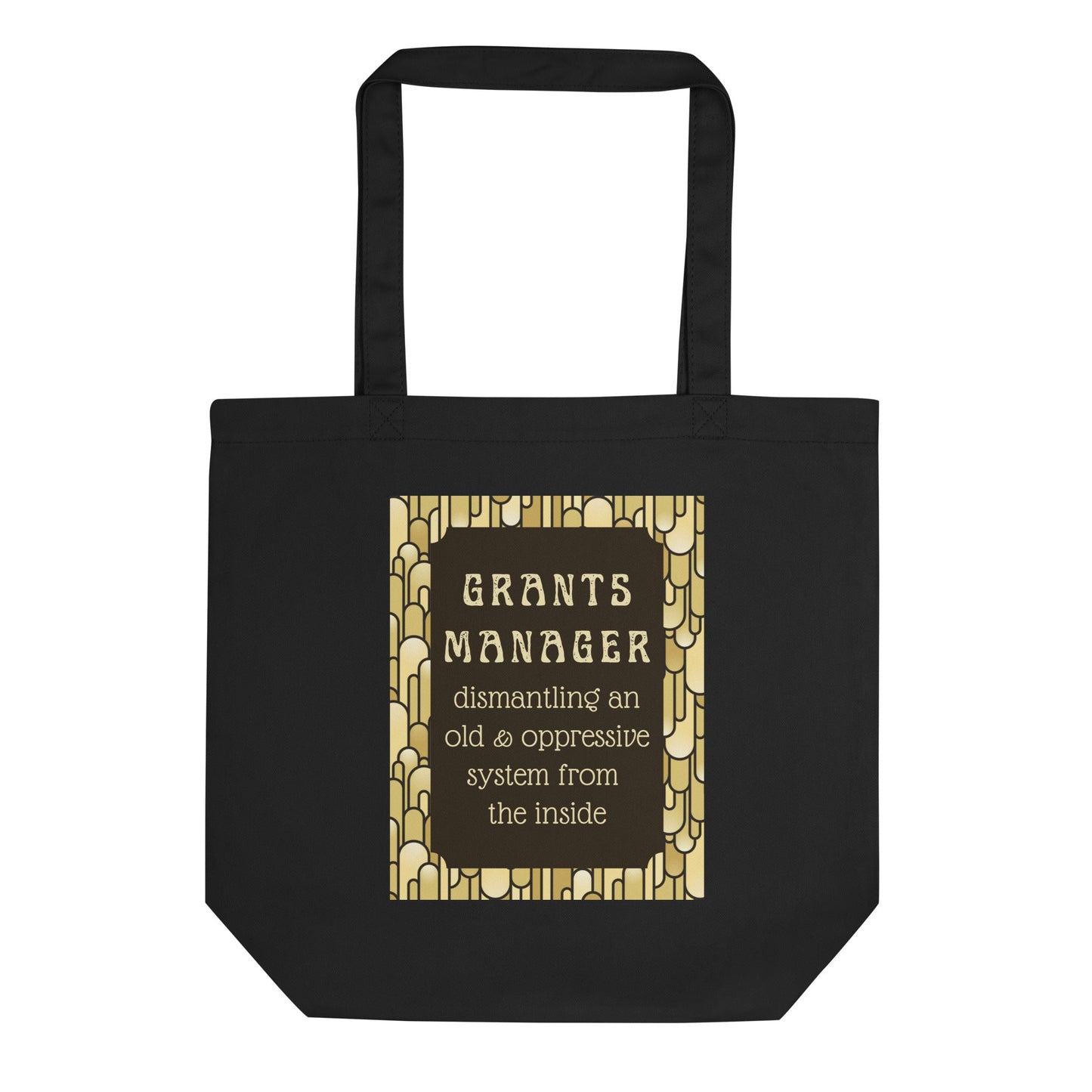 Art Deco Grants Manager Eco Tote Bag-recalciGrant