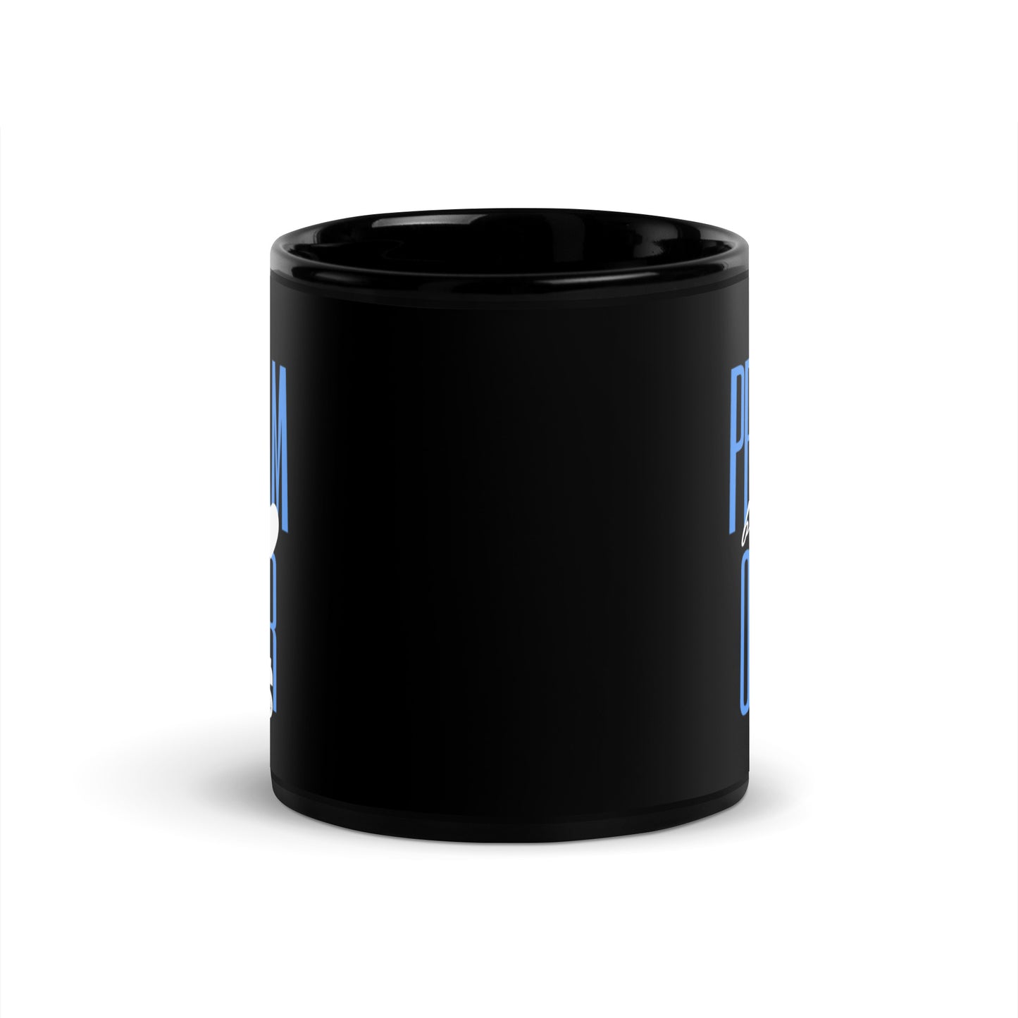 Program Officer Brings Heart to the Money Black Glossy Mug 11oz-recalciGrant