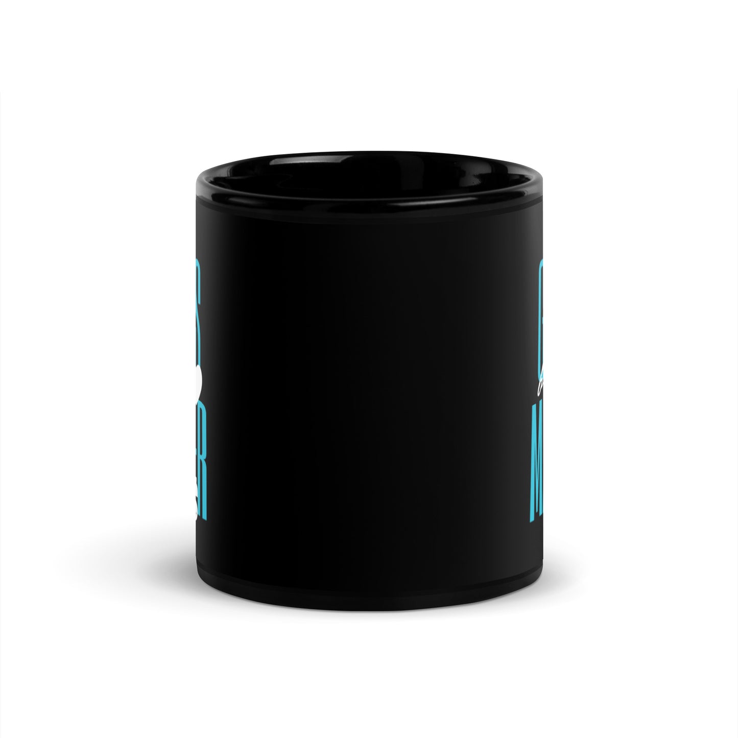 Grants Manager Brings Heart to the Money Black Glossy Mug 11oz-recalciGrant