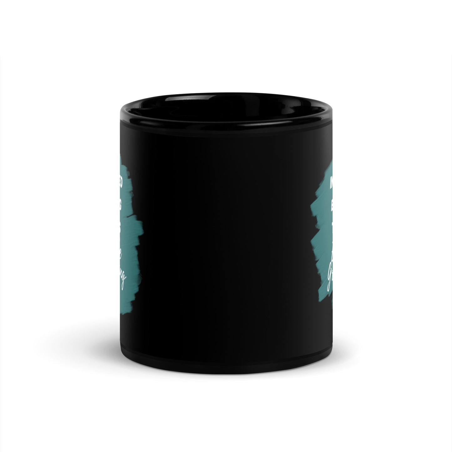Introverted but Willing to Discuss Equitable Grantmaking Black Glossy Mug 11oz