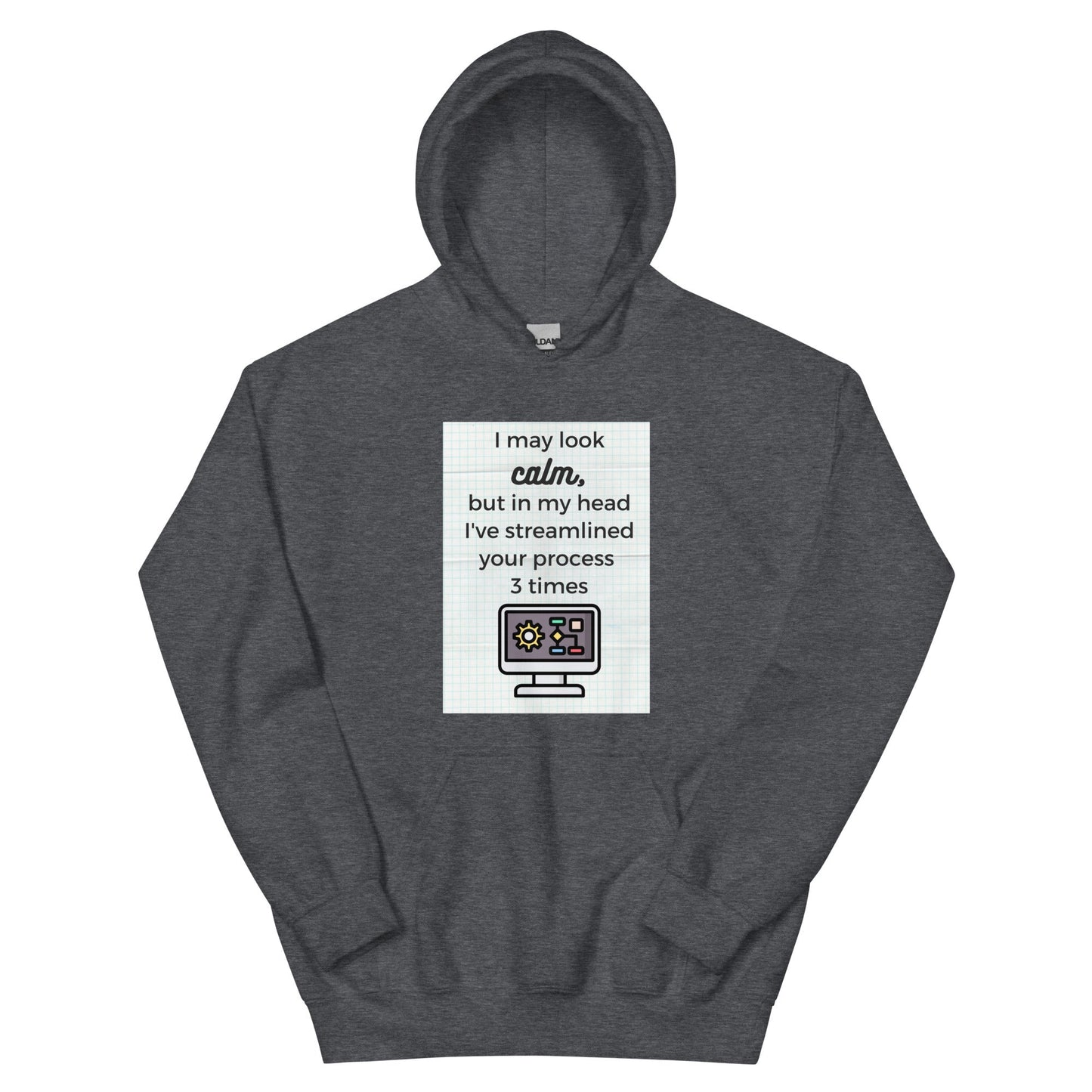 Calm Streamlining Process Unisex Hoodie