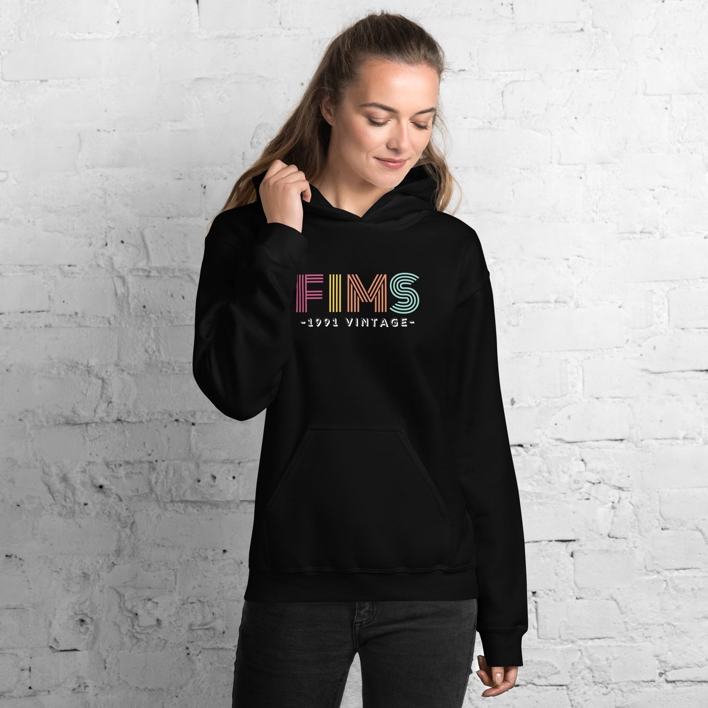 FIMS 1991 Vintage Unisex Hoodie-recalciGrant