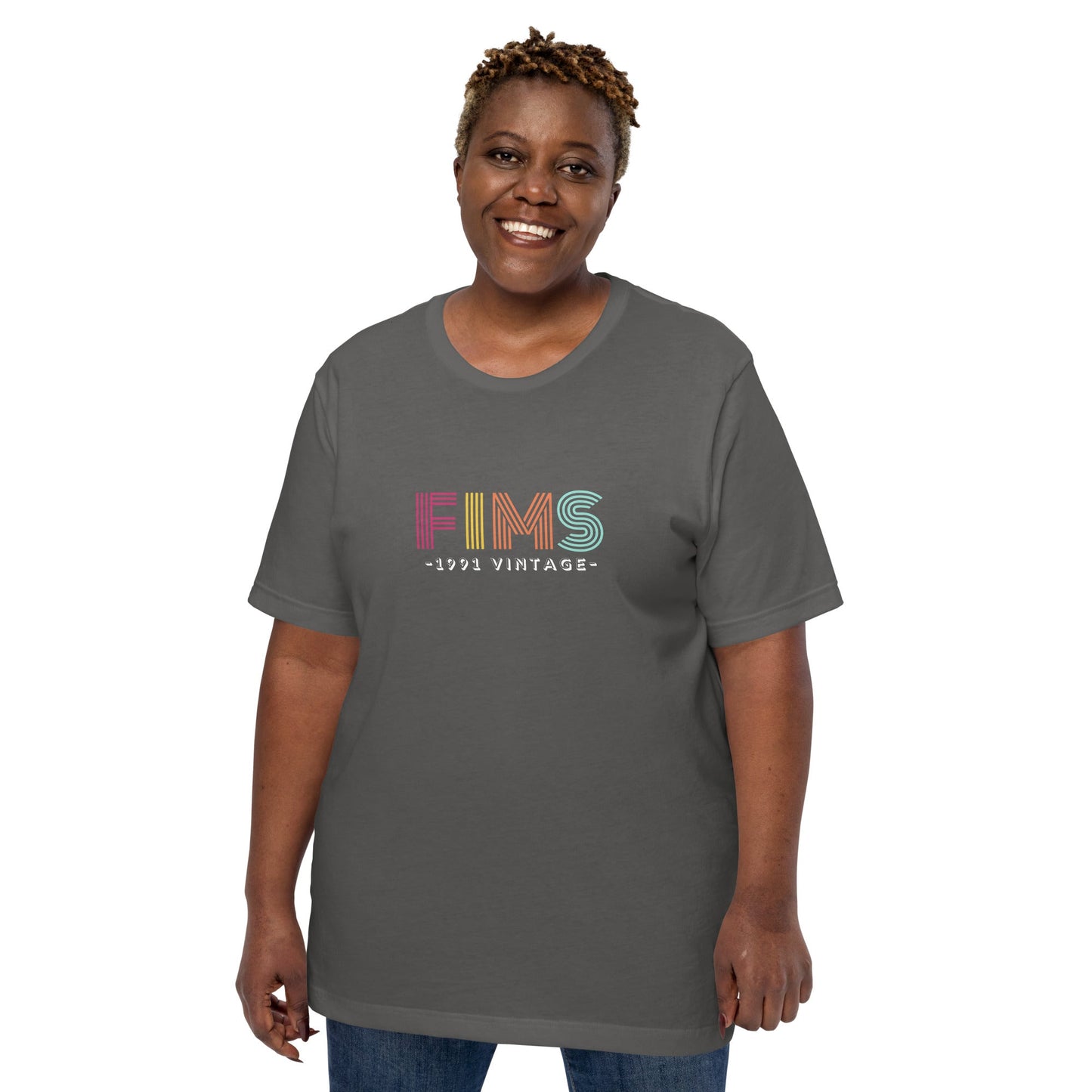 FIMS 1991 Vintage Unisex t-shirt-recalciGrant