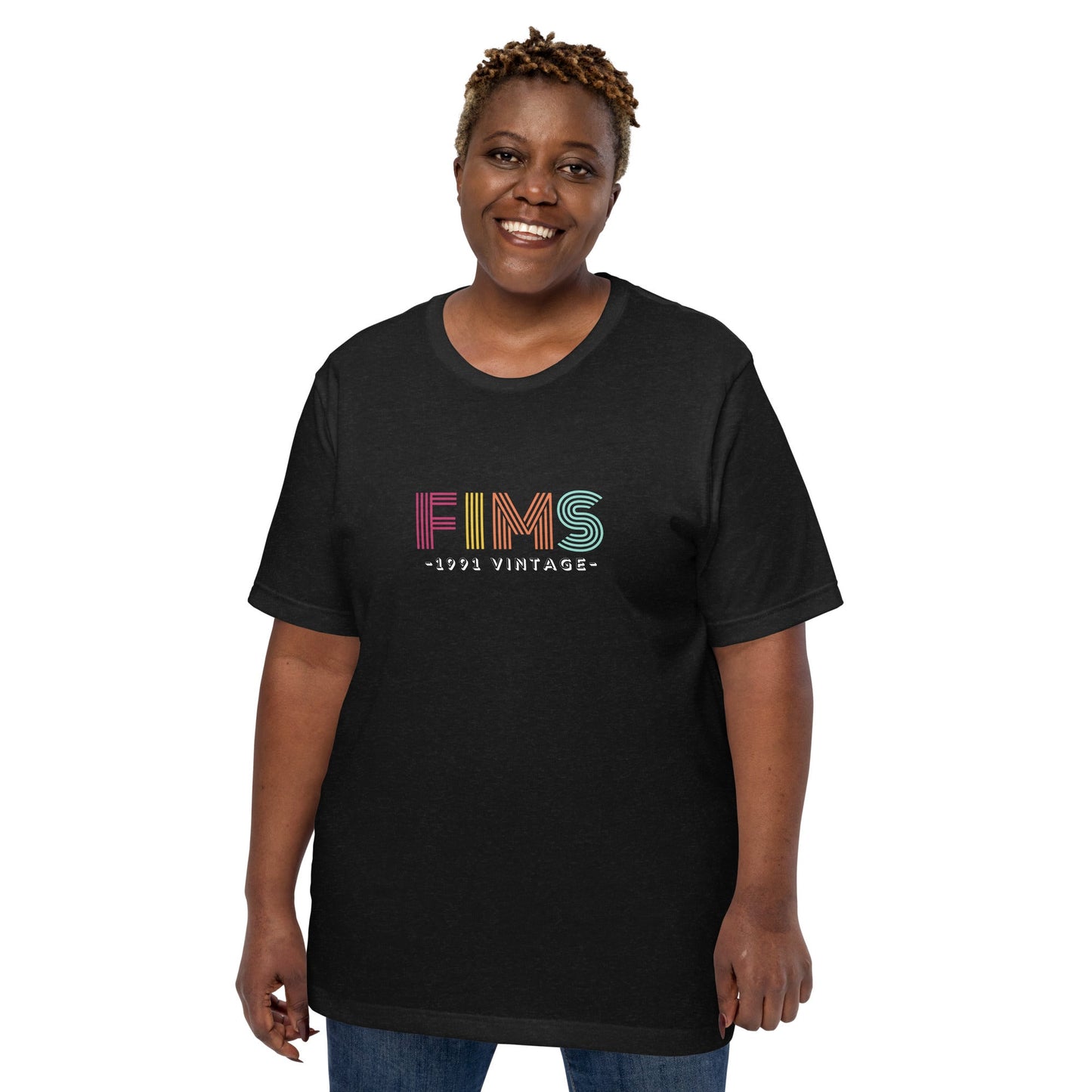 FIMS 1991 Vintage Unisex t-shirt-recalciGrant