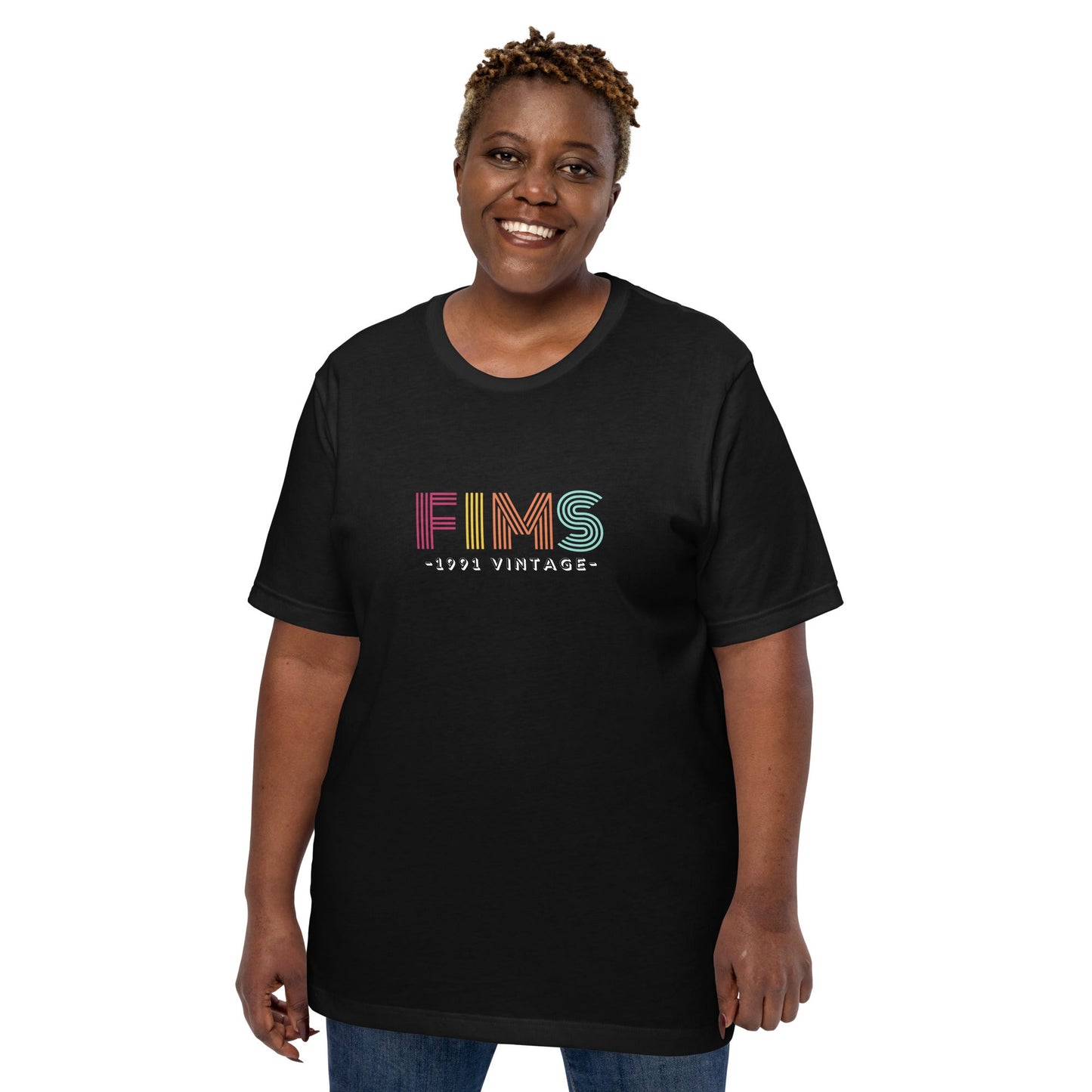 FIMS 1991 Vintage Unisex t-shirt-recalciGrant
