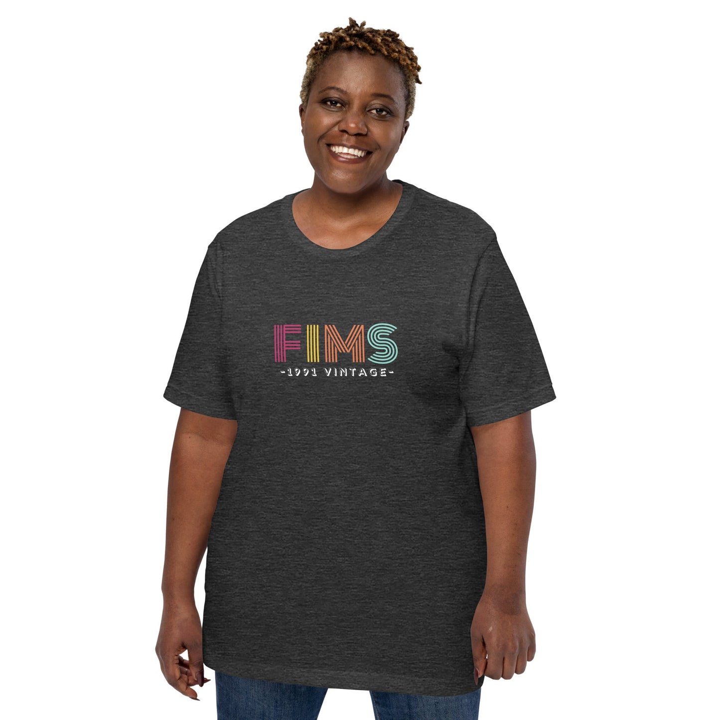 FIMS 1991 Vintage Unisex t-shirt-recalciGrant