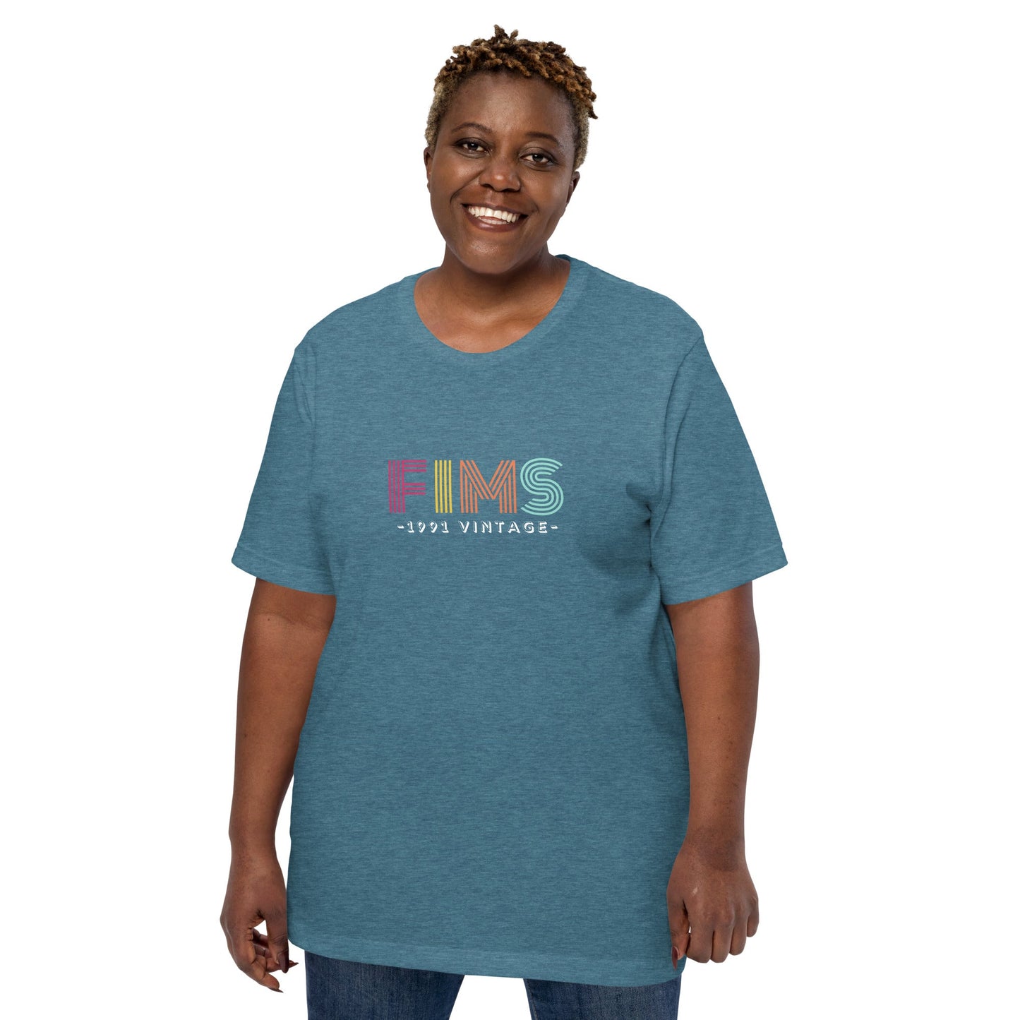 FIMS 1991 Vintage Unisex t-shirt-recalciGrant