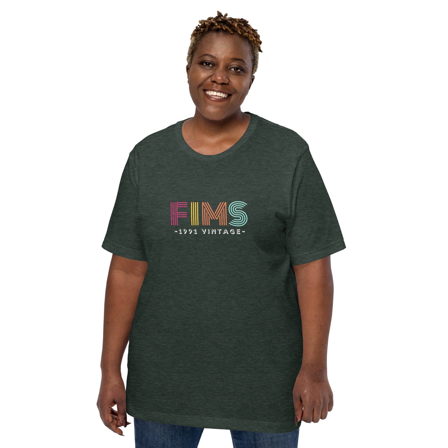 FIMS 1991 Vintage Unisex t-shirt-recalciGrant