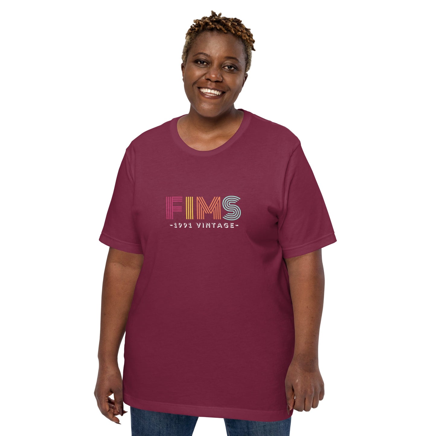 FIMS 1991 Vintage Unisex t-shirt-recalciGrant
