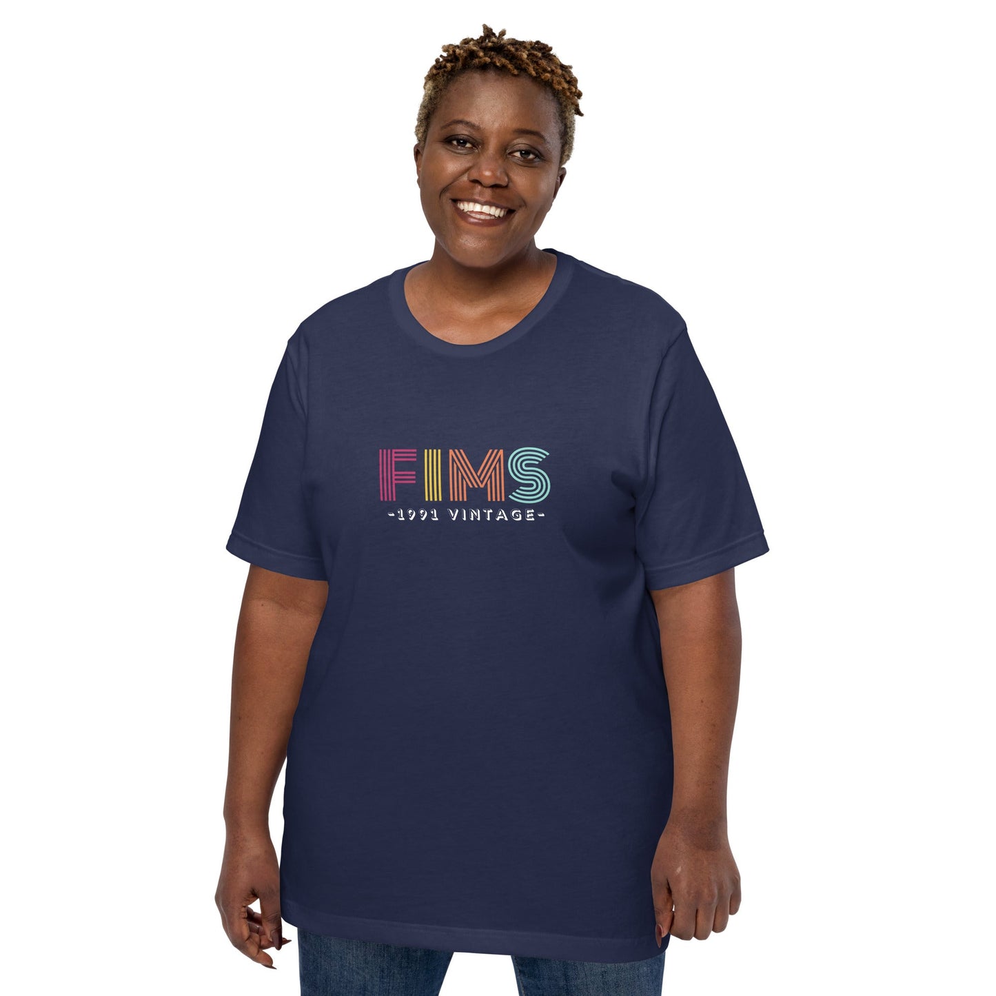 FIMS 1991 Vintage Unisex t-shirt-recalciGrant