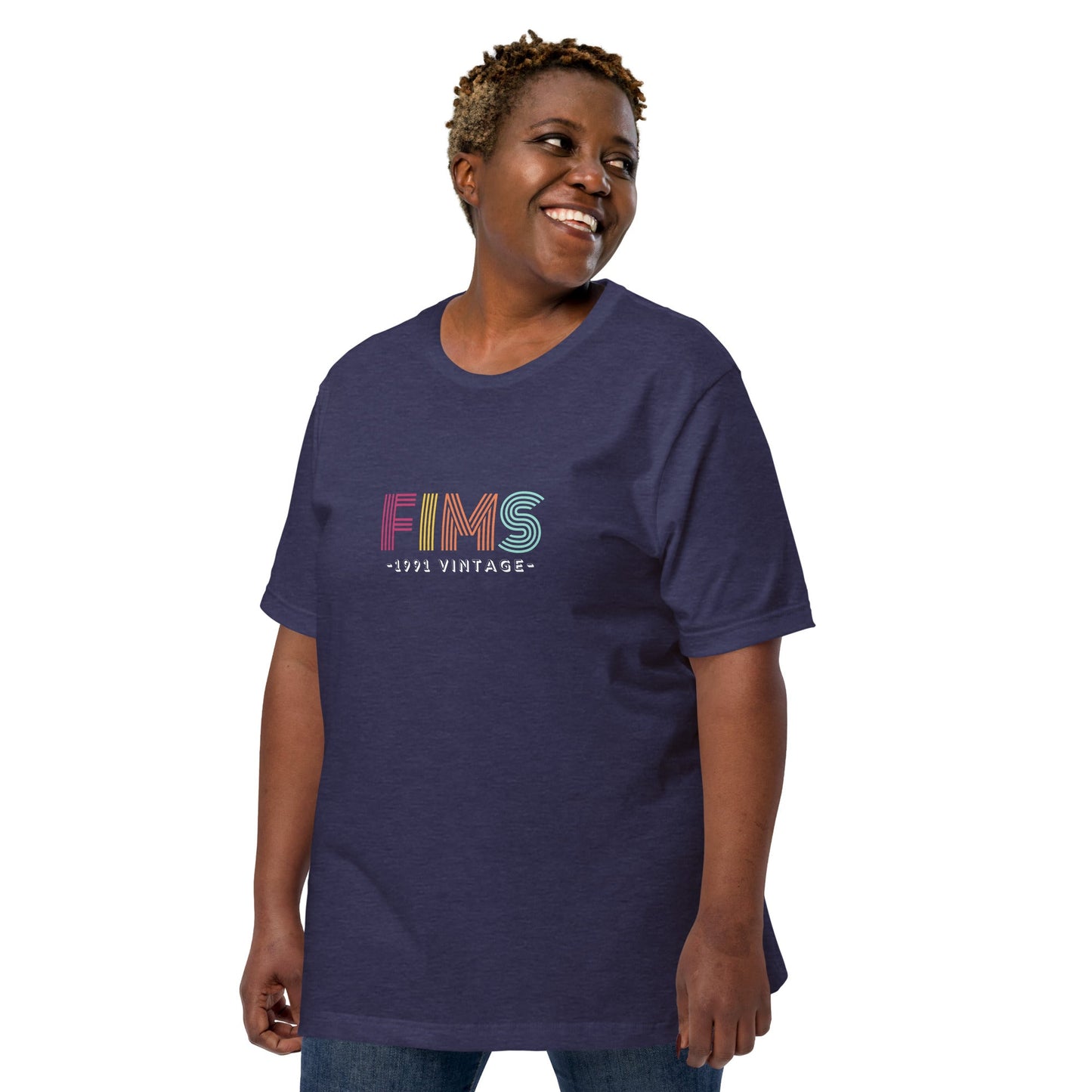 FIMS 1991 Vintage Unisex t-shirt-recalciGrant
