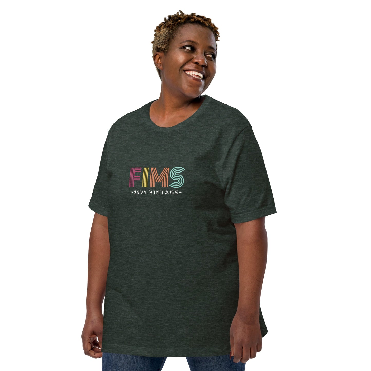 FIMS 1991 Vintage Unisex t-shirt-recalciGrant