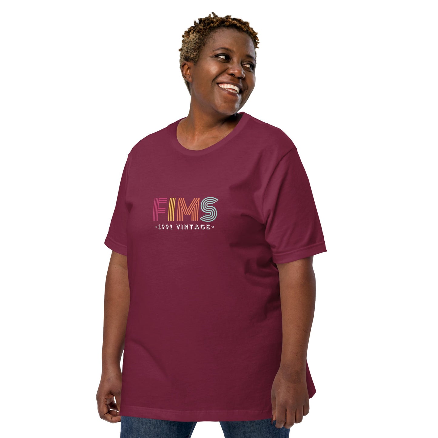 FIMS 1991 Vintage Unisex t-shirt-recalciGrant