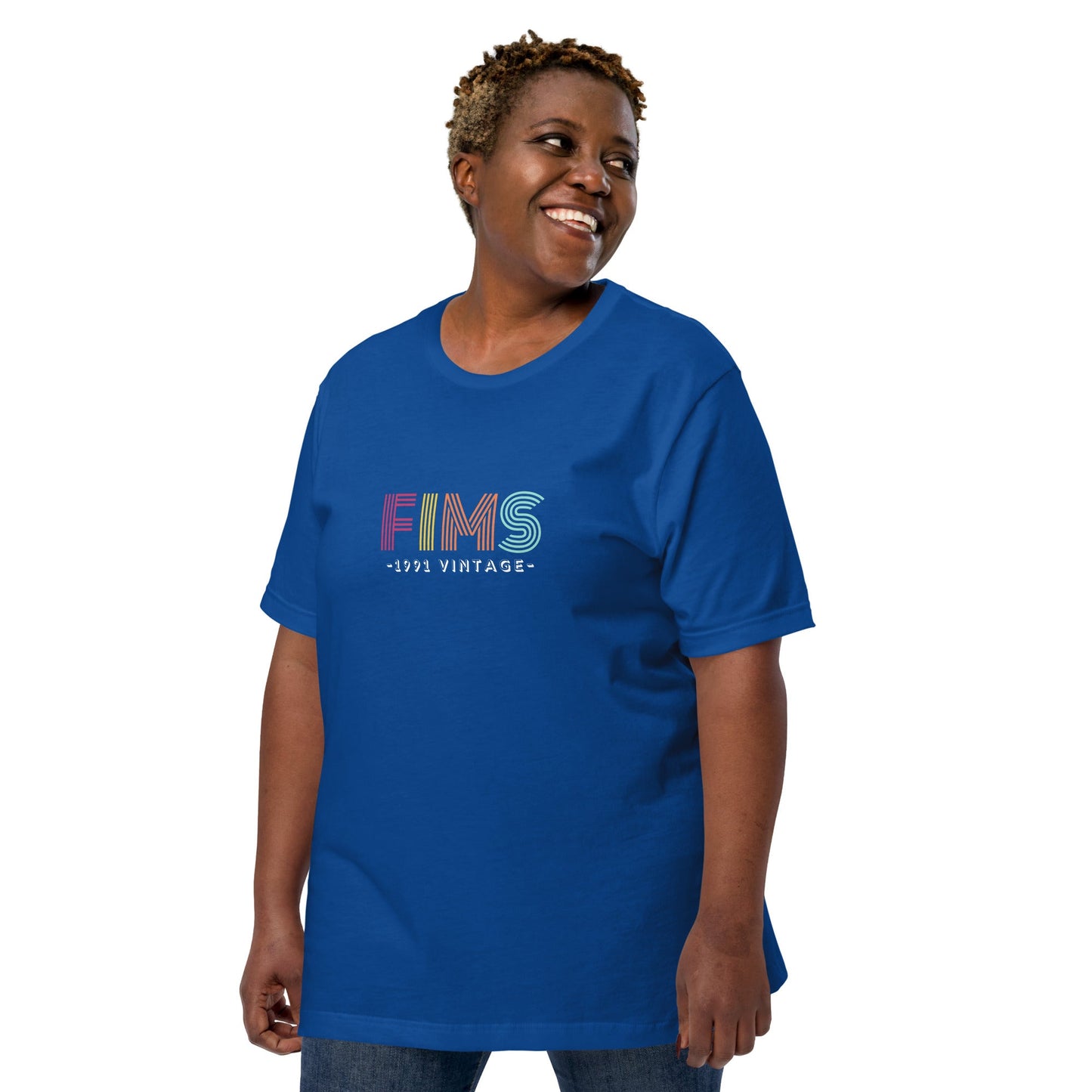 FIMS 1991 Vintage Unisex t-shirt-recalciGrant