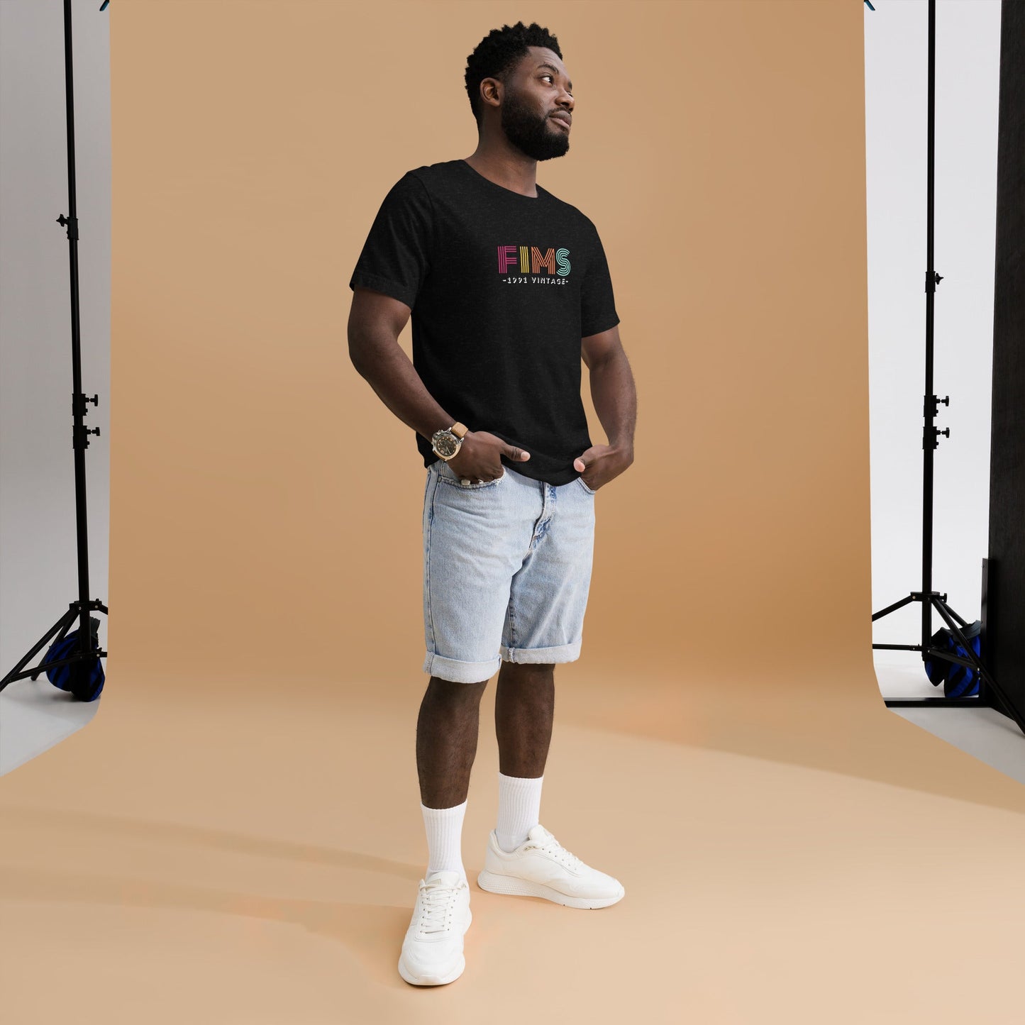 FIMS 1991 Vintage Unisex t-shirt-recalciGrant