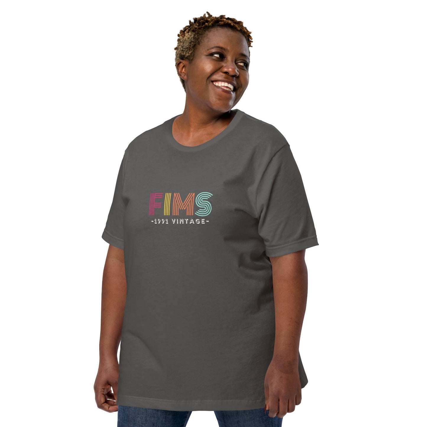 FIMS 1991 Vintage Unisex t-shirt-recalciGrant