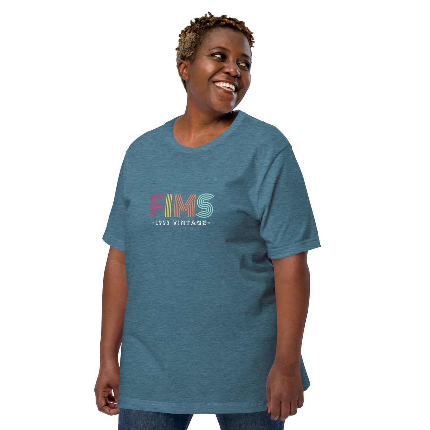 FIMS 1991 Vintage Unisex t-shirt-recalciGrant