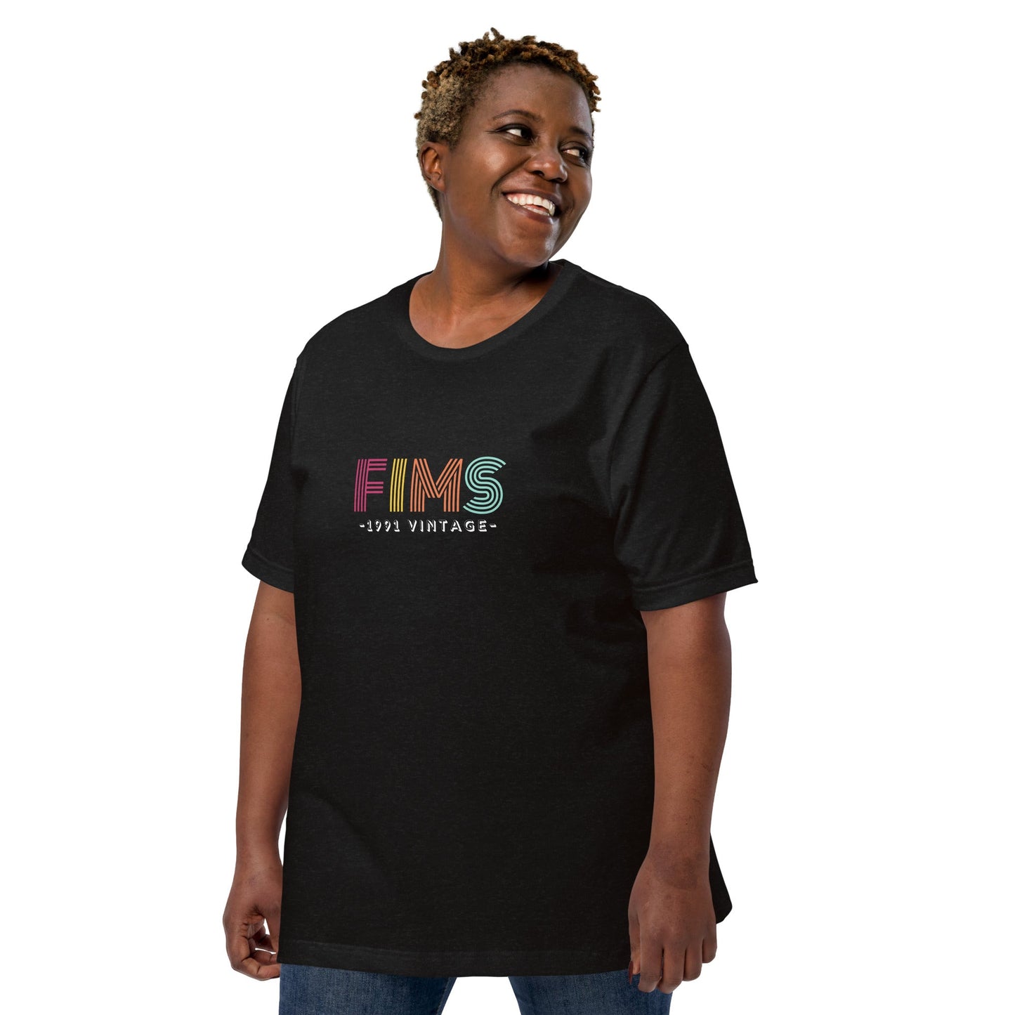 FIMS 1991 Vintage Unisex t-shirt-recalciGrant