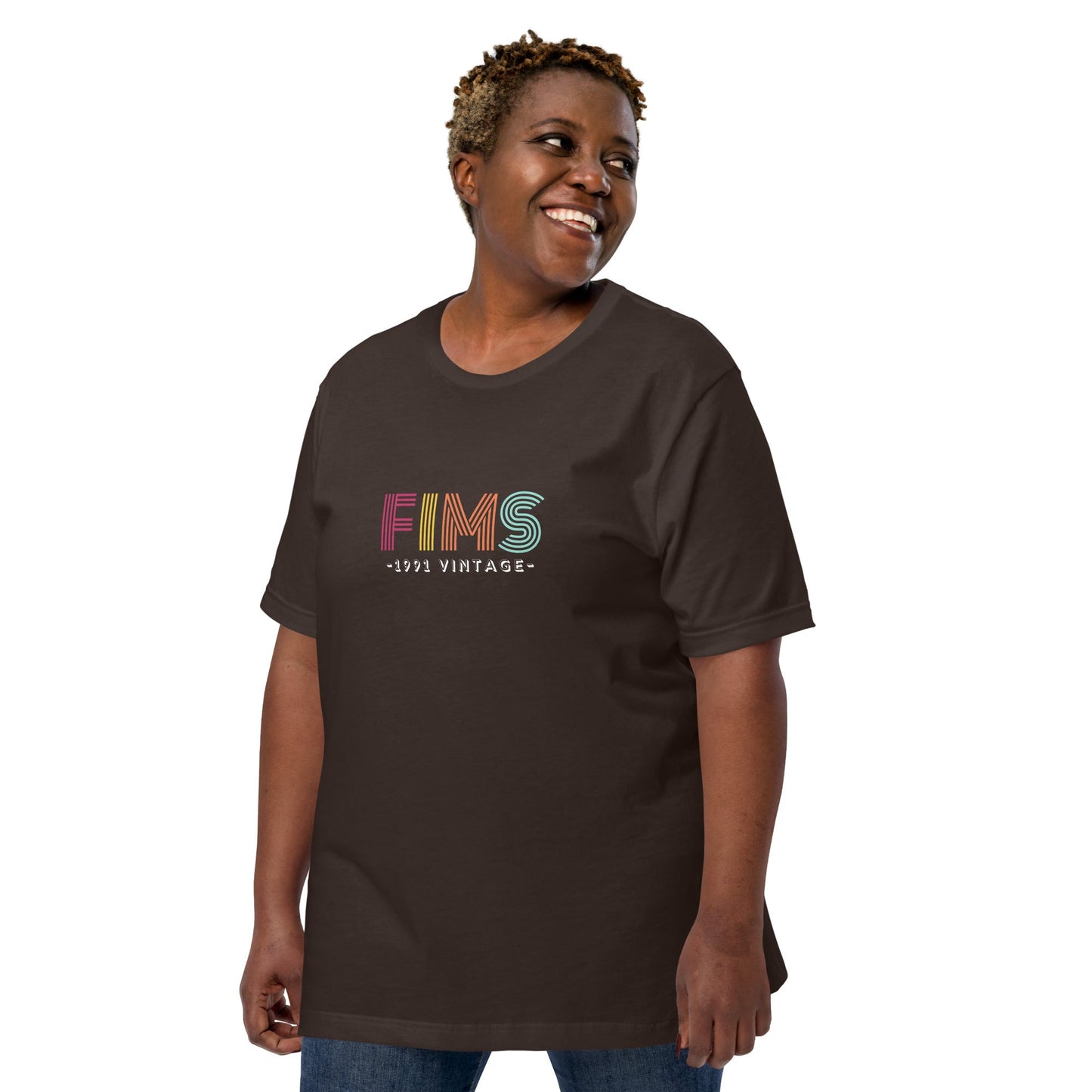 FIMS 1991 Vintage Unisex t-shirt-recalciGrant
