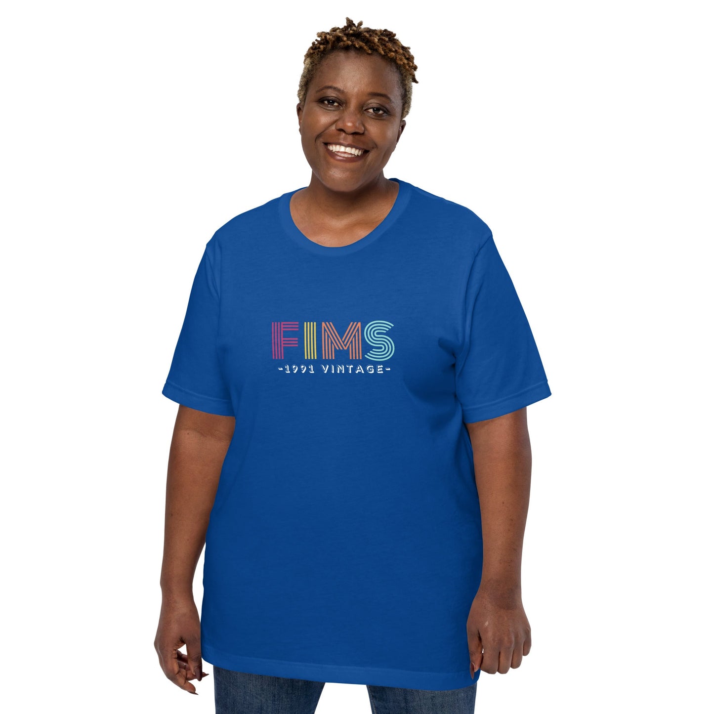FIMS 1991 Vintage Unisex t-shirt-recalciGrant