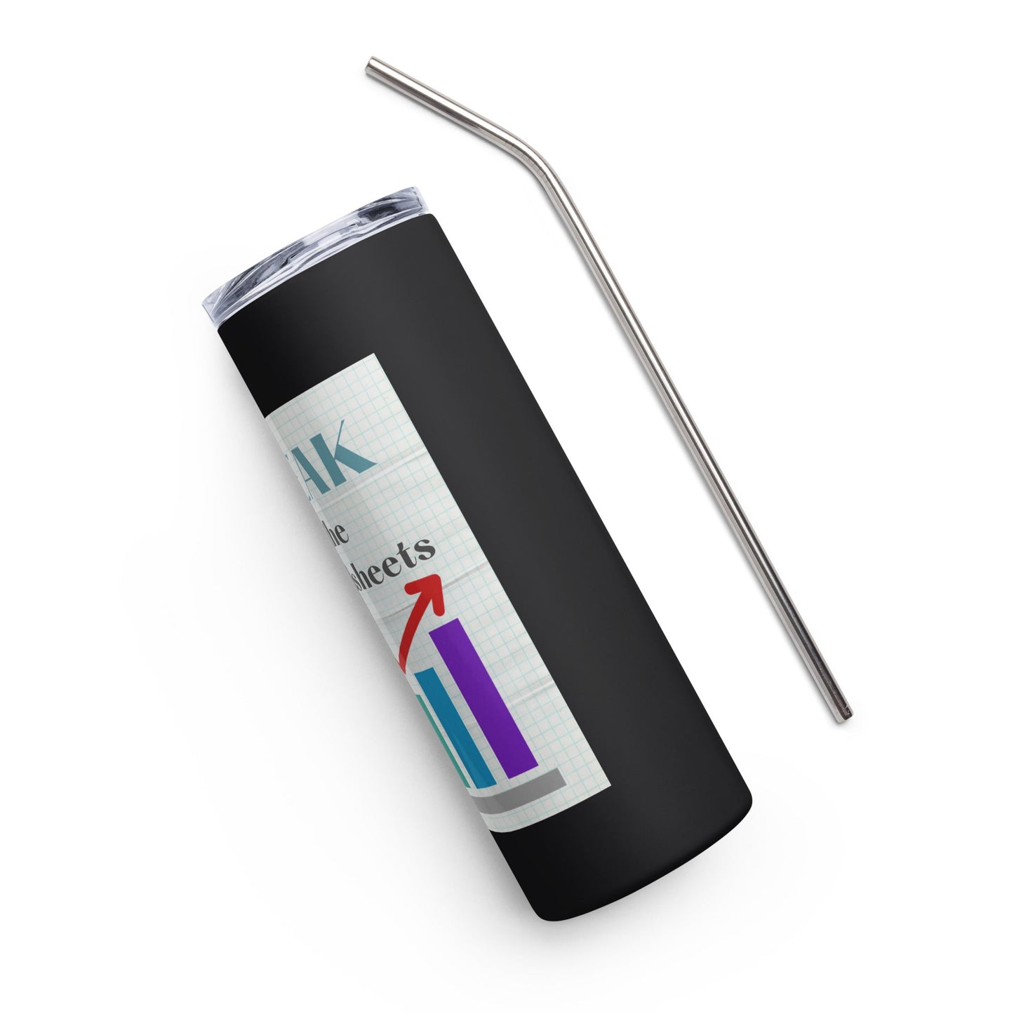 Freak in the Spreadsheets Stainless steel tumbler