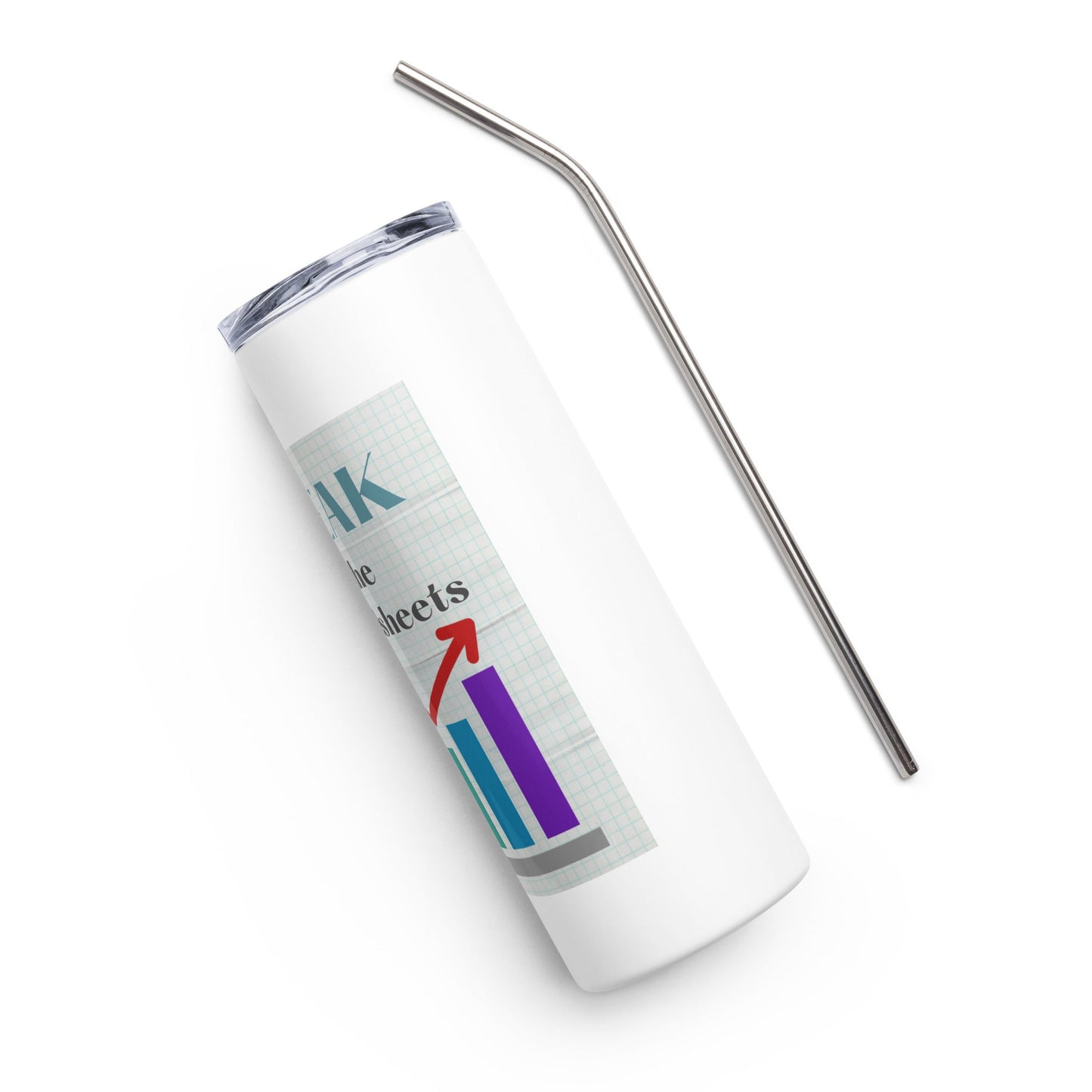 Freak in the Spreadsheets Stainless steel tumbler