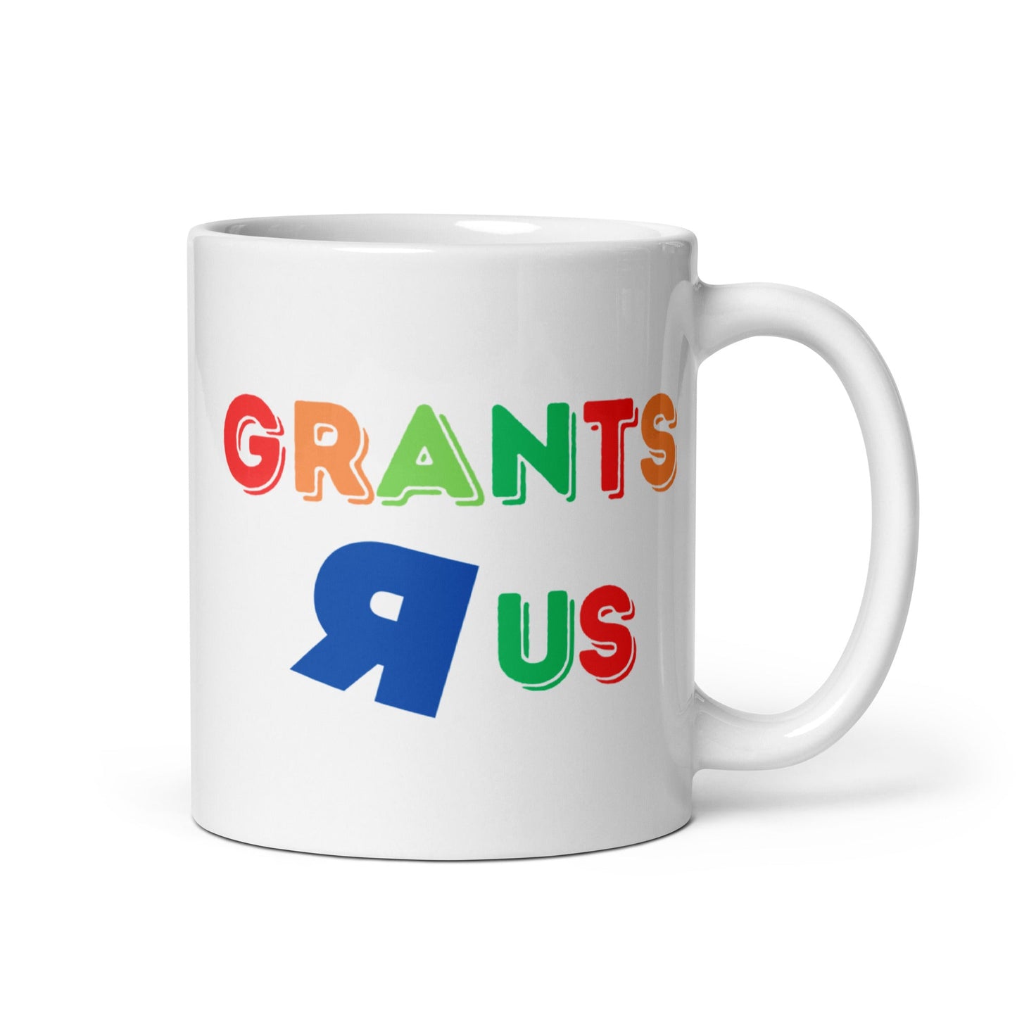 Grants R Us White glossy mug 11oz-recalciGrant