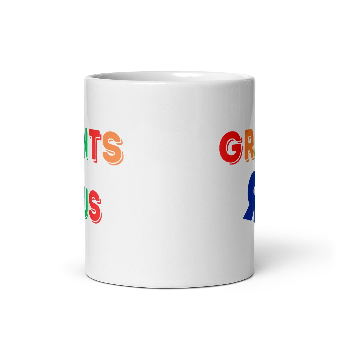 Grants R Us White glossy mug 11oz-recalciGrant