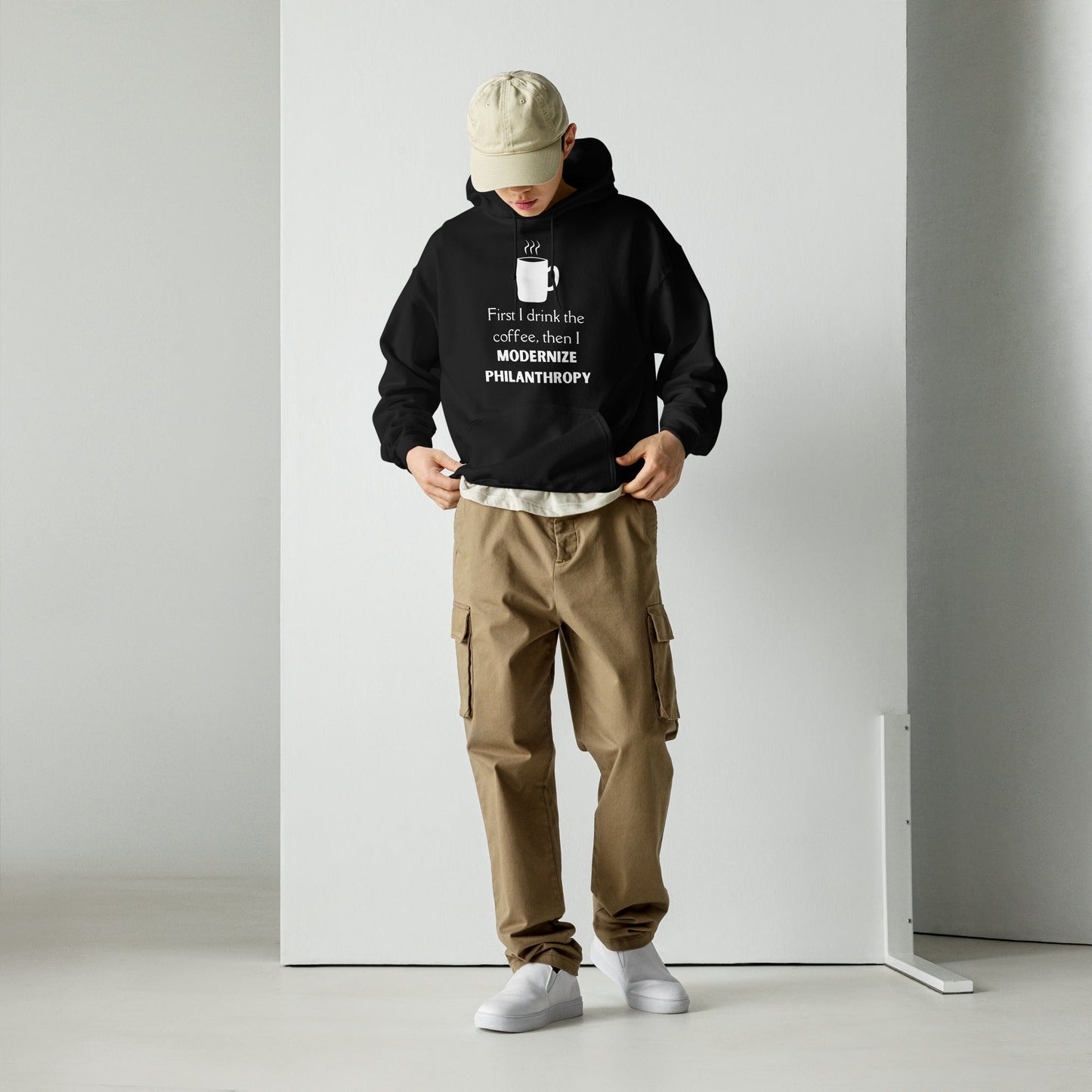 Modernize Philanthropy Coffee Unisex Hoodie-recalciGrant