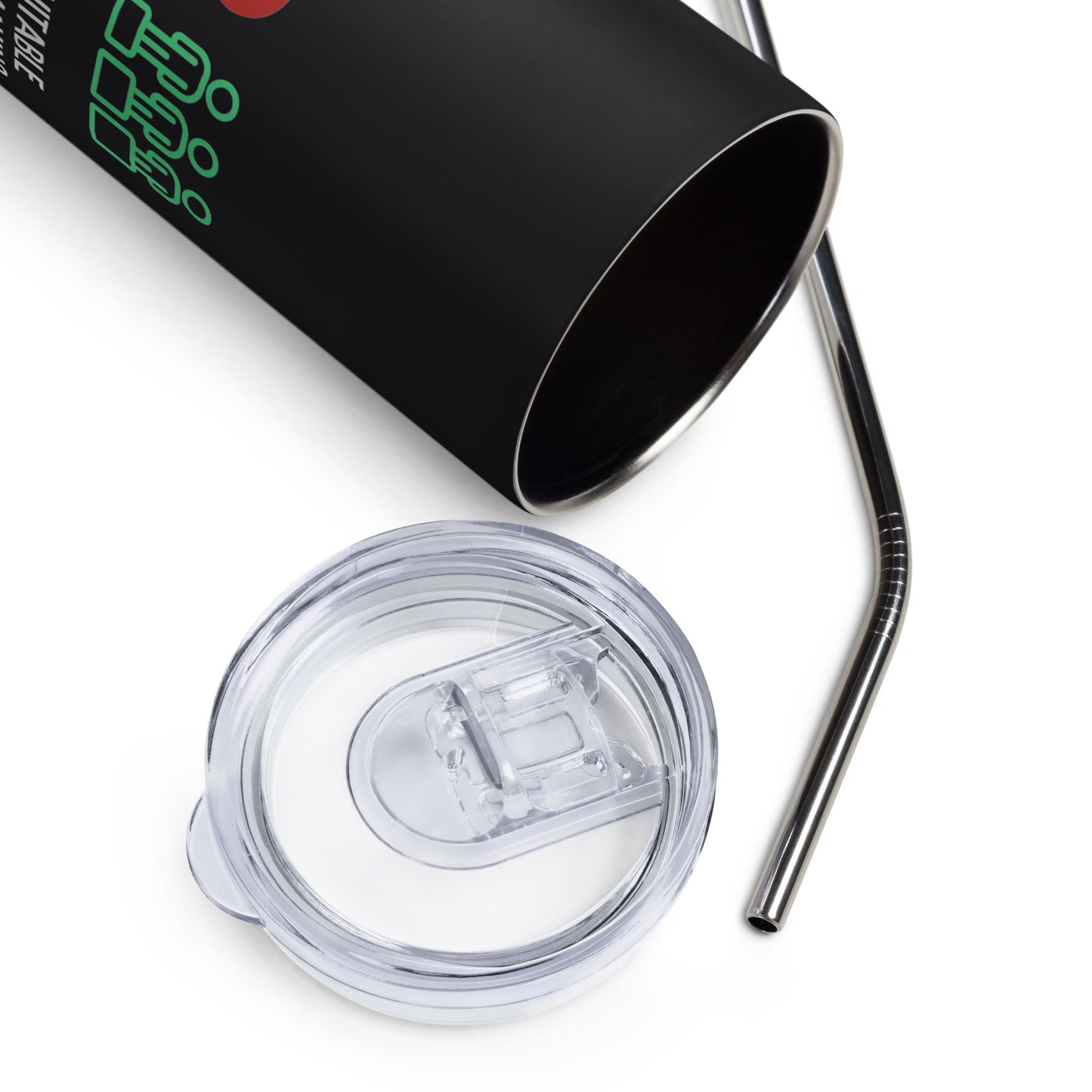 Peace, Love & Equitable Grantmaking Stainless steel tumbler-recalciGrant