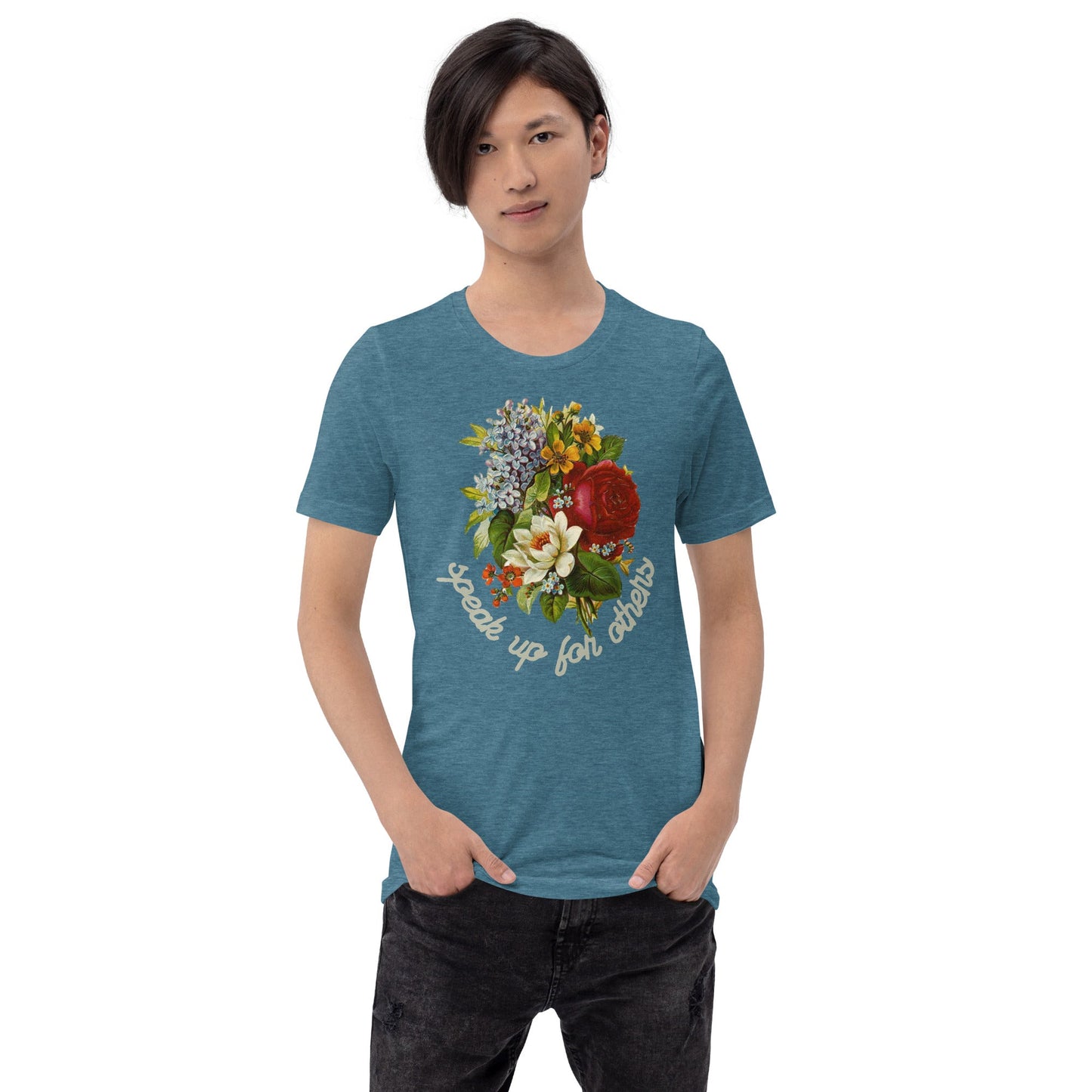 Speak Up for Others Floral Unisex t-shirt-recalciGrant