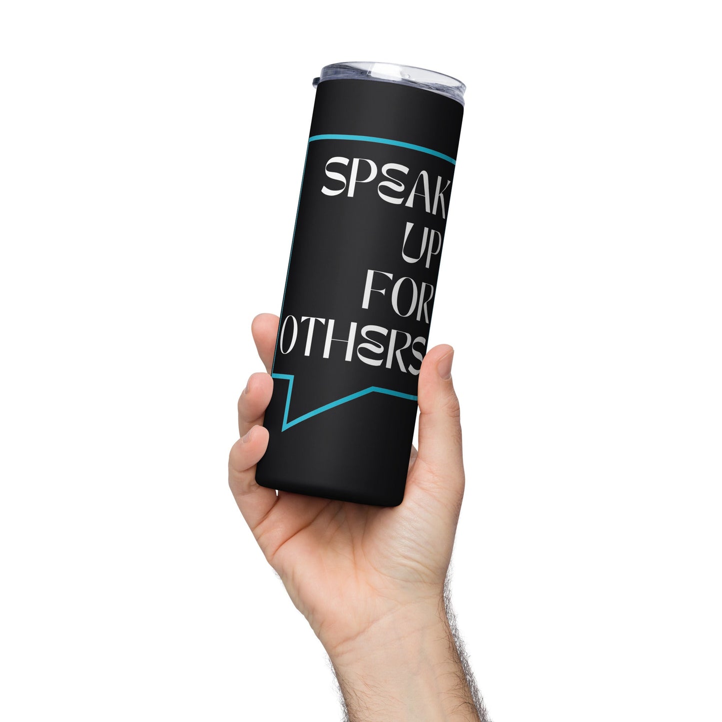Speak Up for Others Speech Bubble Stainless steel tumbler-recalciGrant