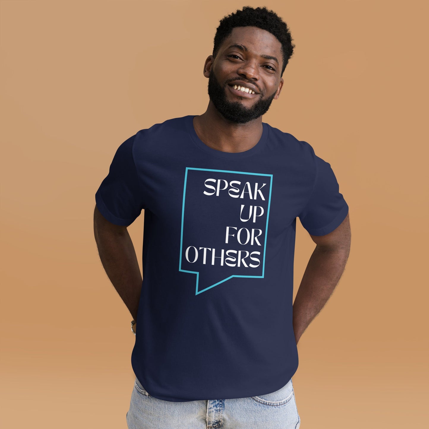 Speak Up for Others Speech Bubble Unisex t-shirt-recalciGrant