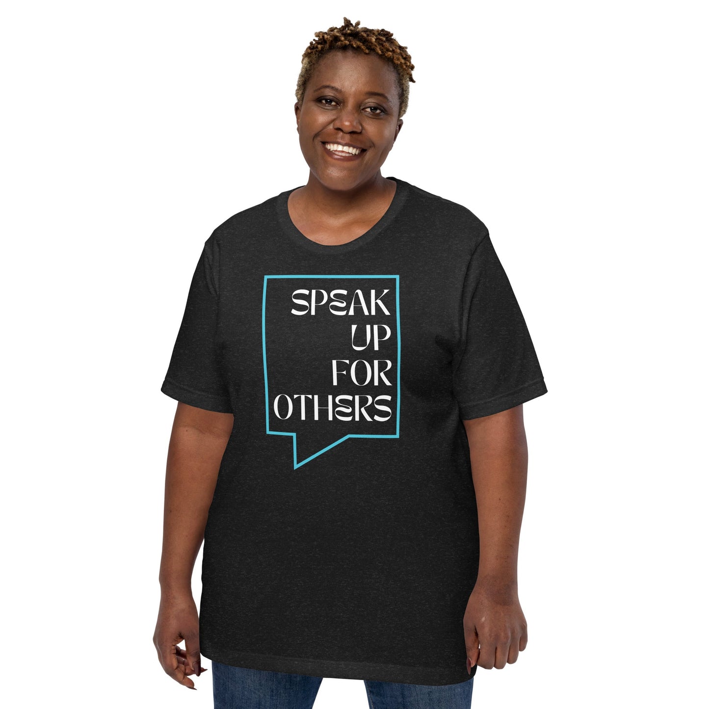 Speak Up for Others Speech Bubble Unisex t-shirt-recalciGrant