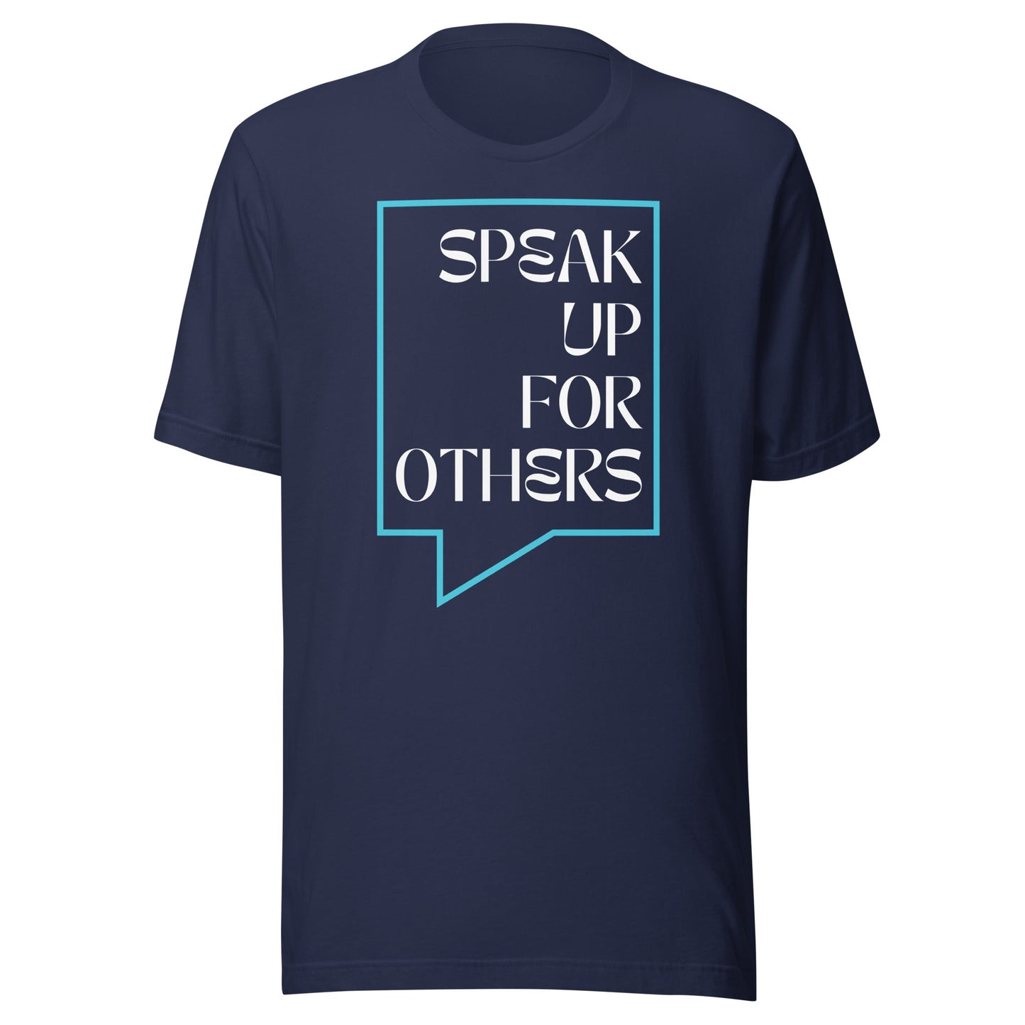Speak Up for Others Speech Bubble Unisex t-shirt-recalciGrant
