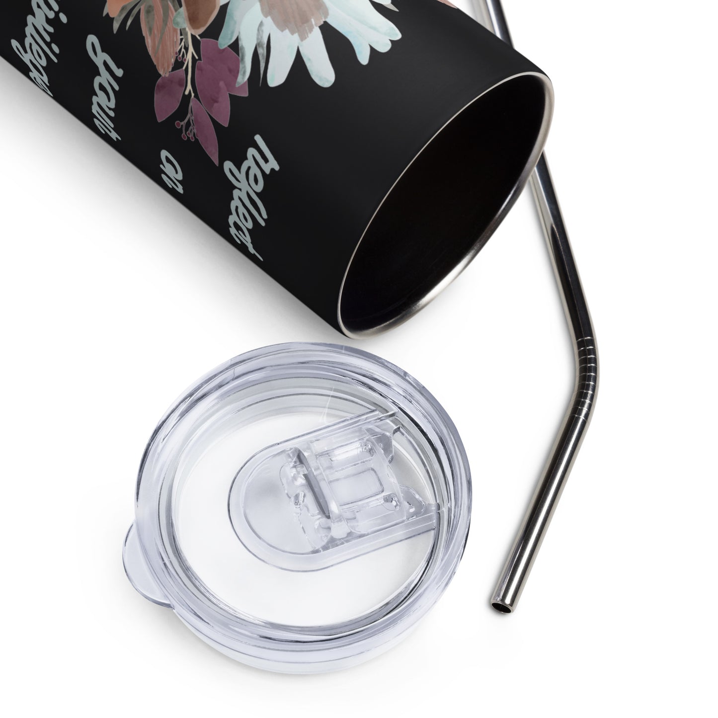 Use Your Privilege for Good Floral Stainless steel tumbler-recalciGrant