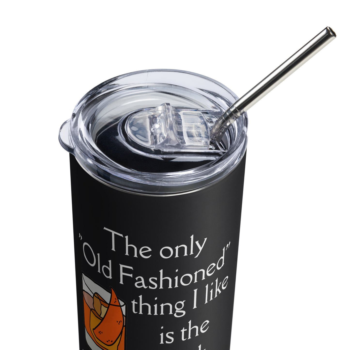 Modernize Philanthropy Old Fashioned Drink Stainless steel tumbler-recalciGrant