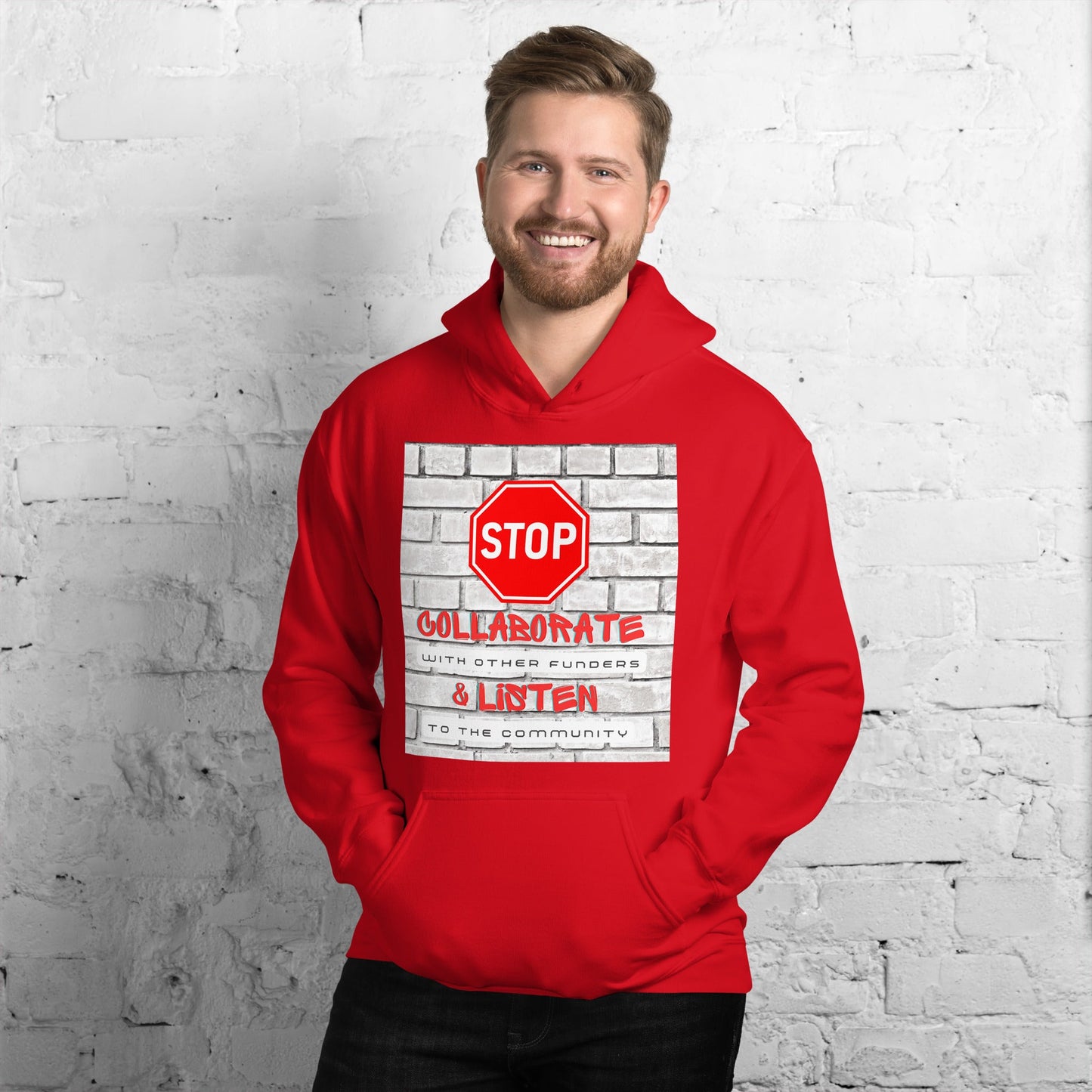 Stop, Collaborate & Listen Unisex Hoodie-recalciGrant