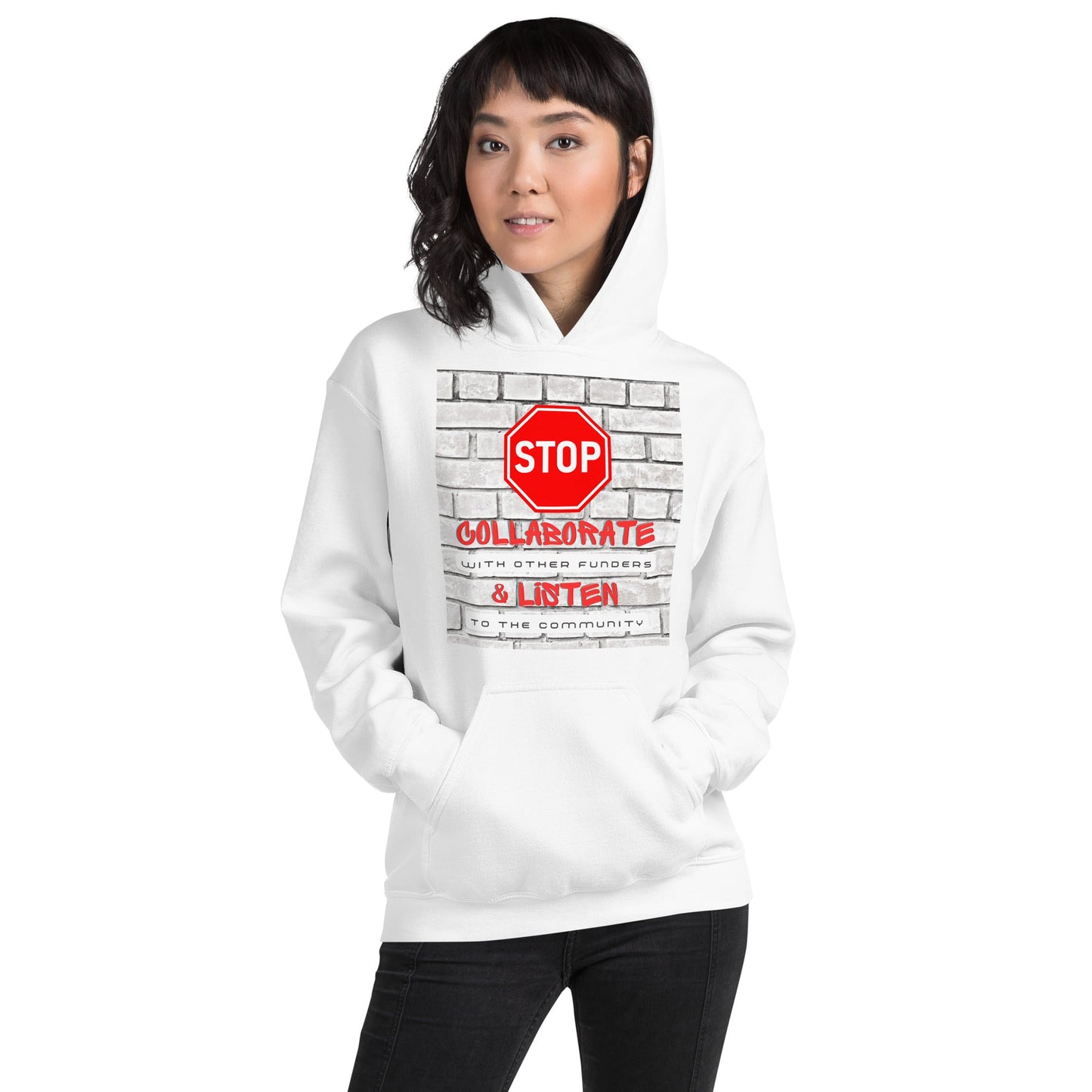 Stop, Collaborate & Listen Unisex Hoodie-recalciGrant