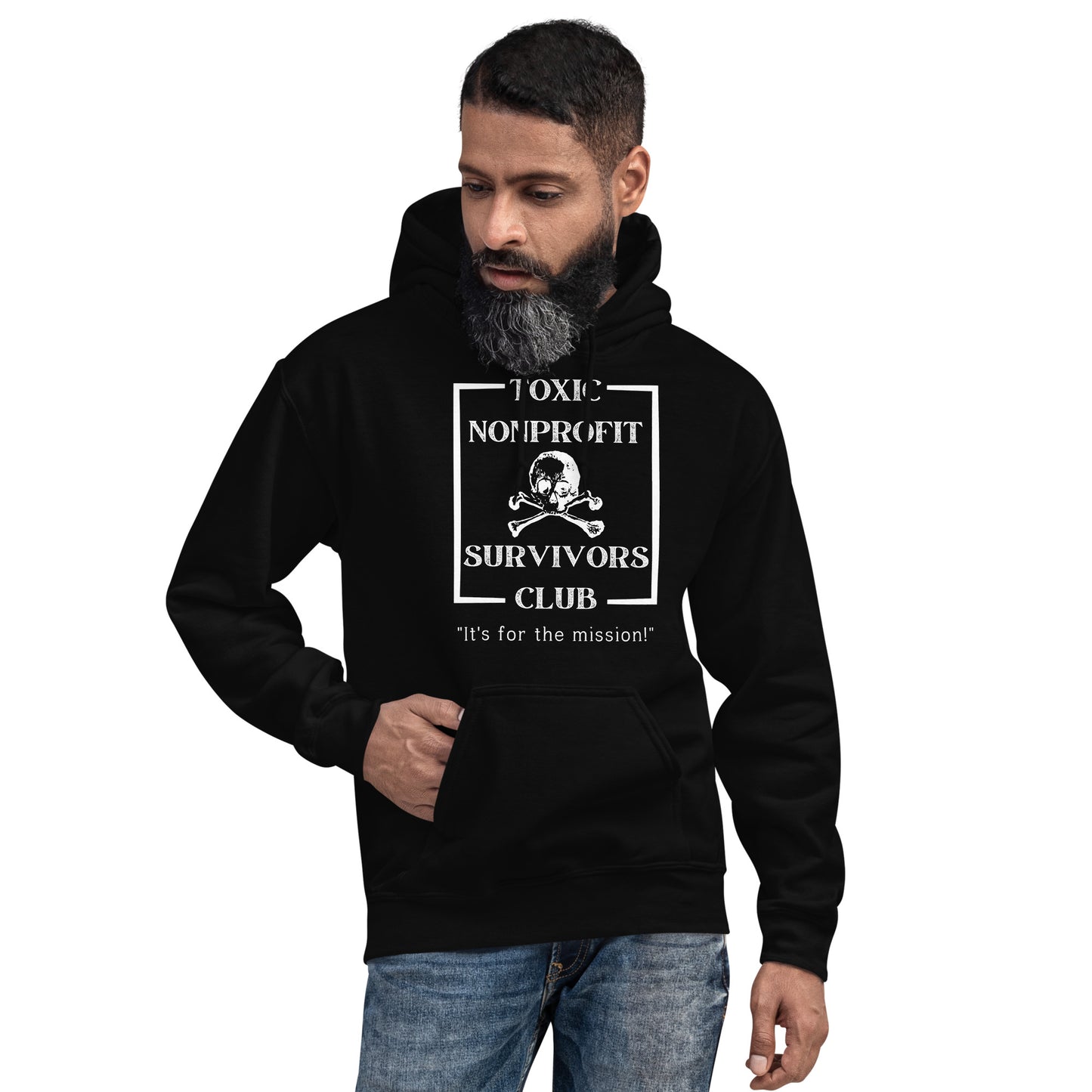 Toxic Nonprofit Survivors Club Dark Unisex Hoodie-recalciGrant