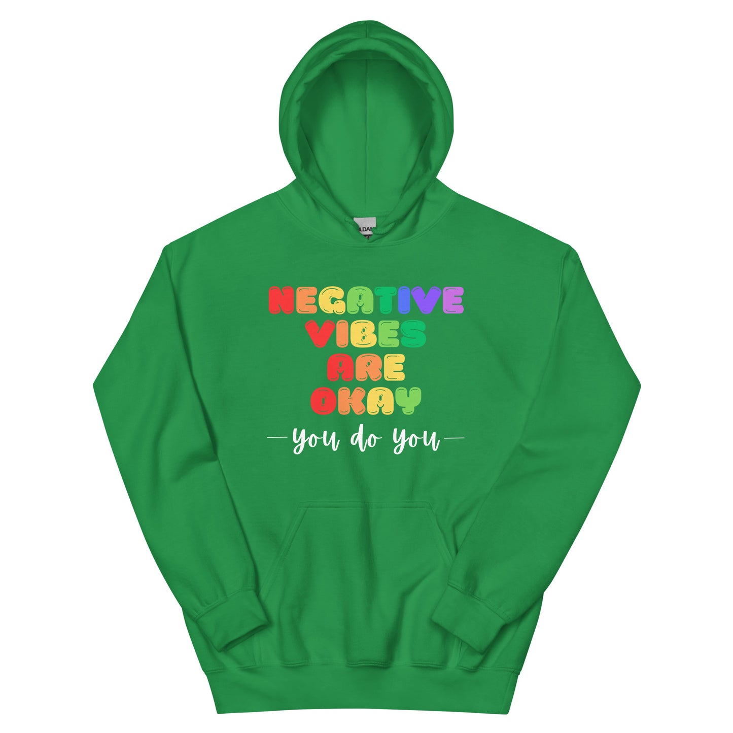 Negative Vibes are Okay - Dark Unisex Hoodie