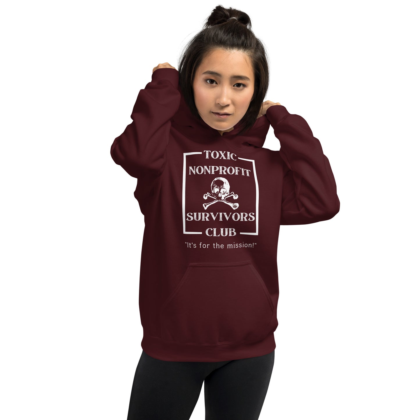 Toxic Nonprofit Survivors Club Dark Unisex Hoodie-recalciGrant