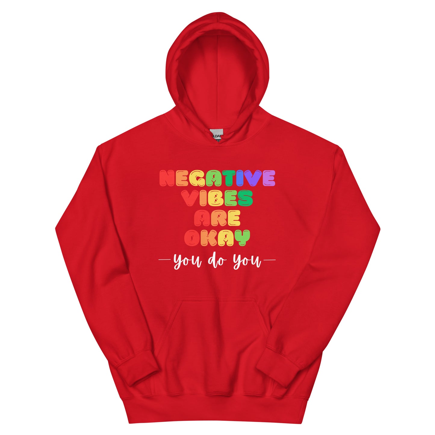 Negative Vibes are Okay - Dark Unisex Hoodie