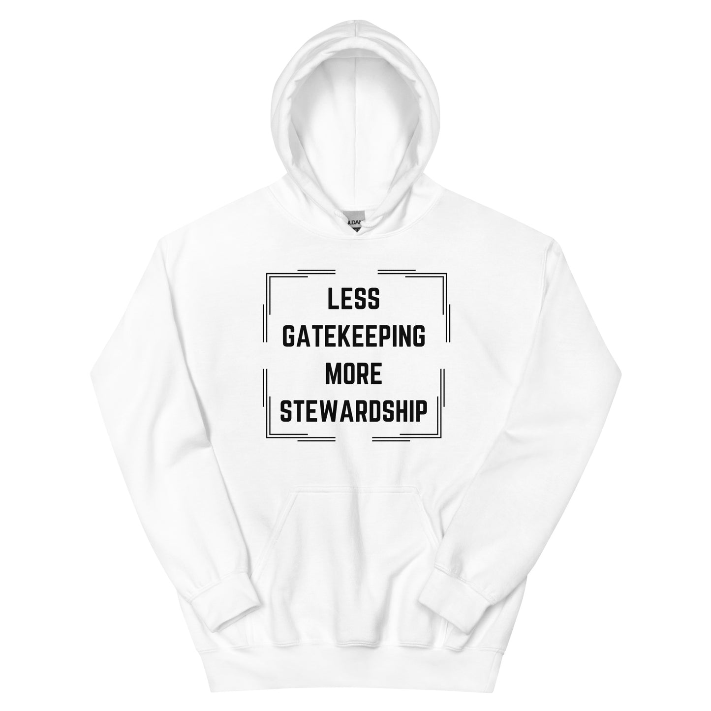 Less Gatekeeping, More Stewardship - Light Unisex Hoodie