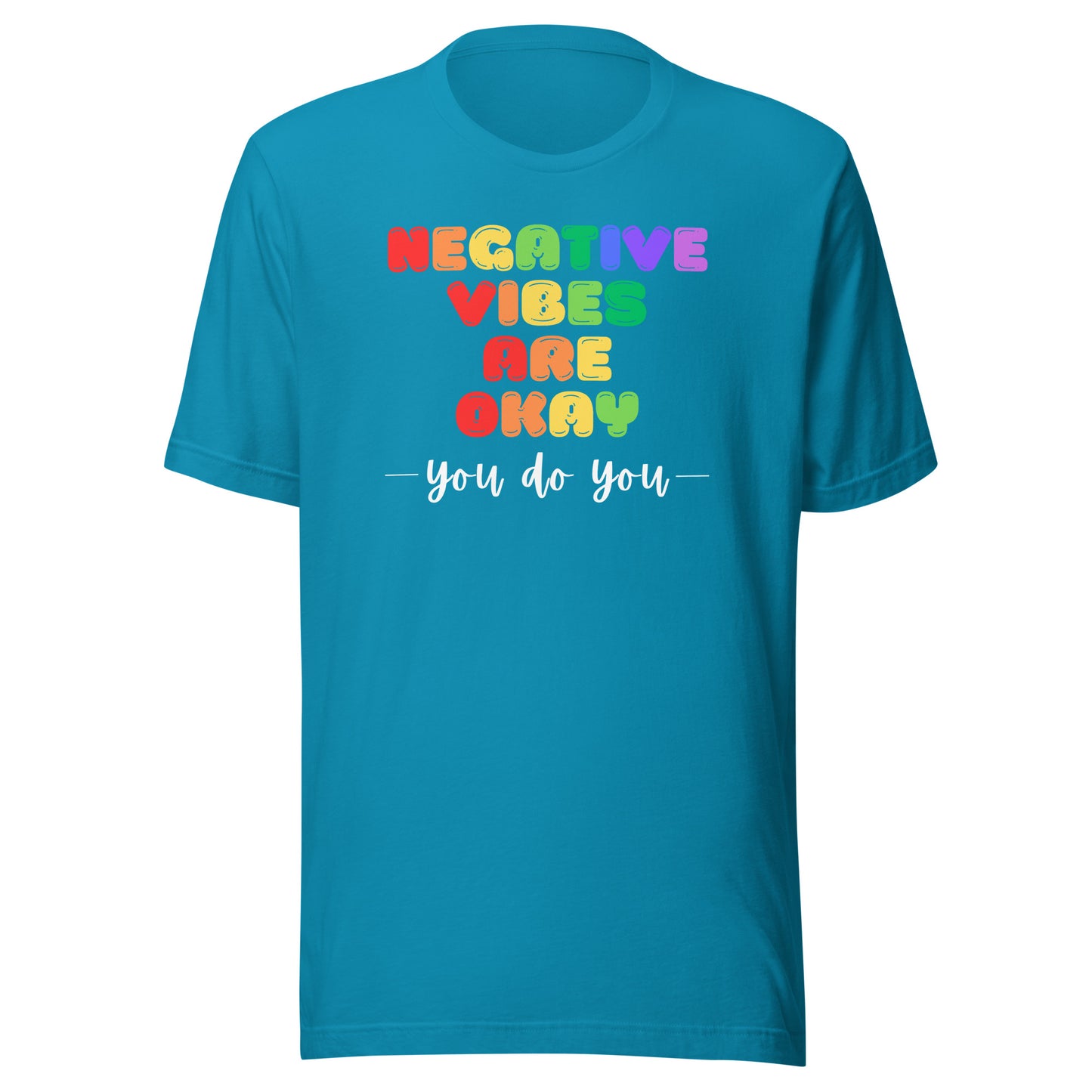 Negative Vibes are Okay - Dark Unisex t-shirt