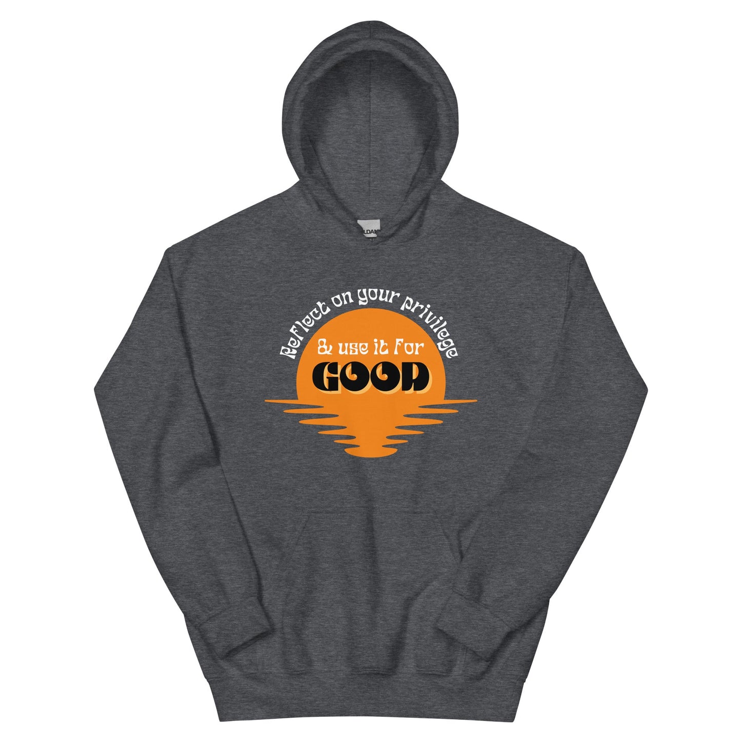 Use Your Privilege for Good Retro Sunset Unisex Hoodie-recalciGrant