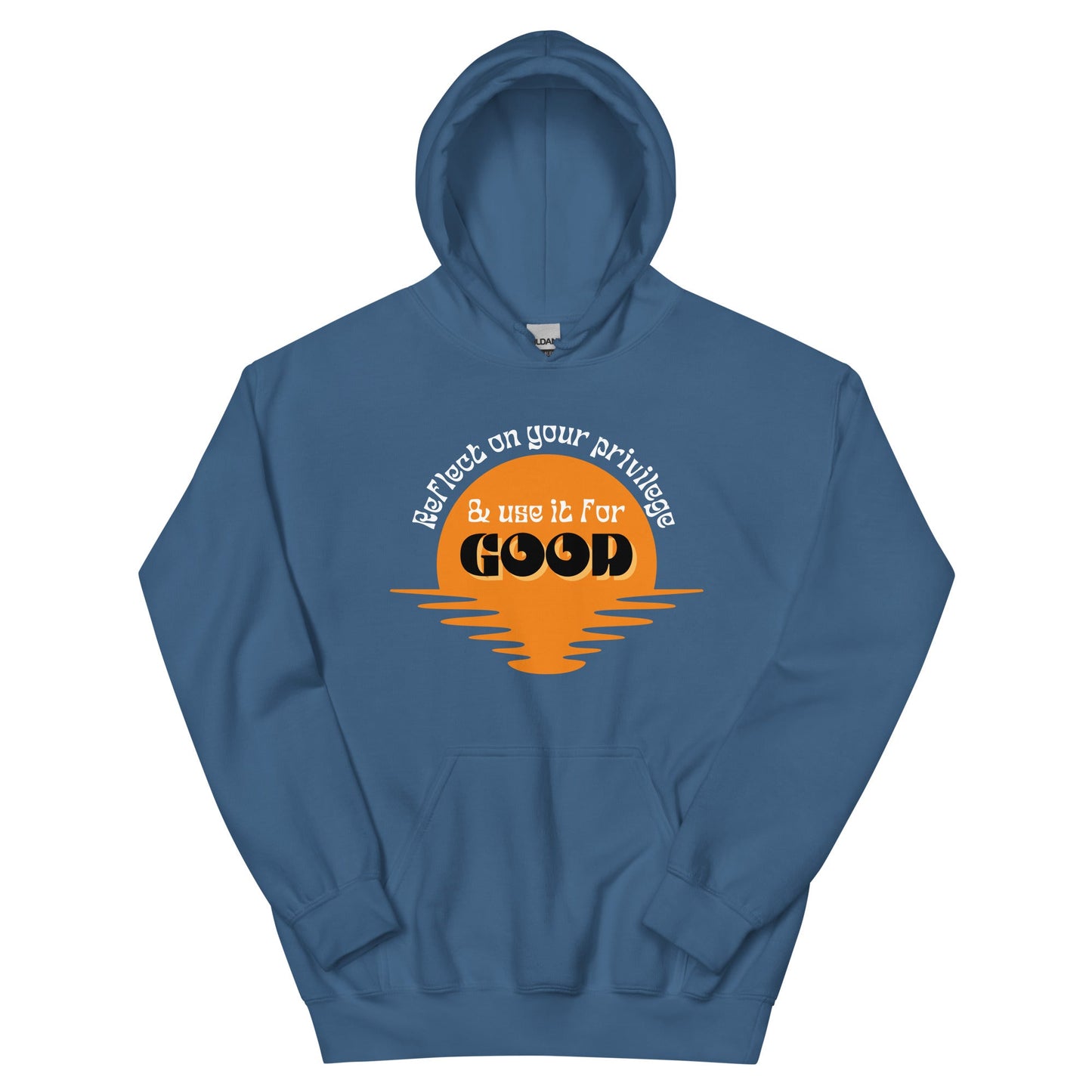 Use Your Privilege for Good Retro Sunset Unisex Hoodie-recalciGrant